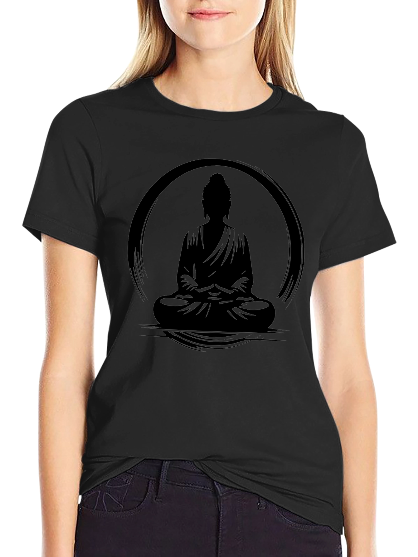 Buddha Zen Circle Graphic Tee