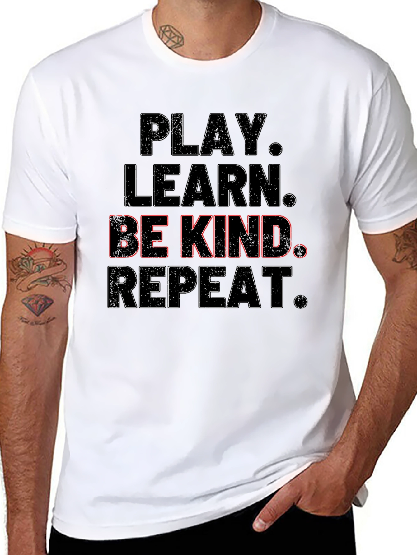 Play Learn Be Kind Repeat T-Shirt