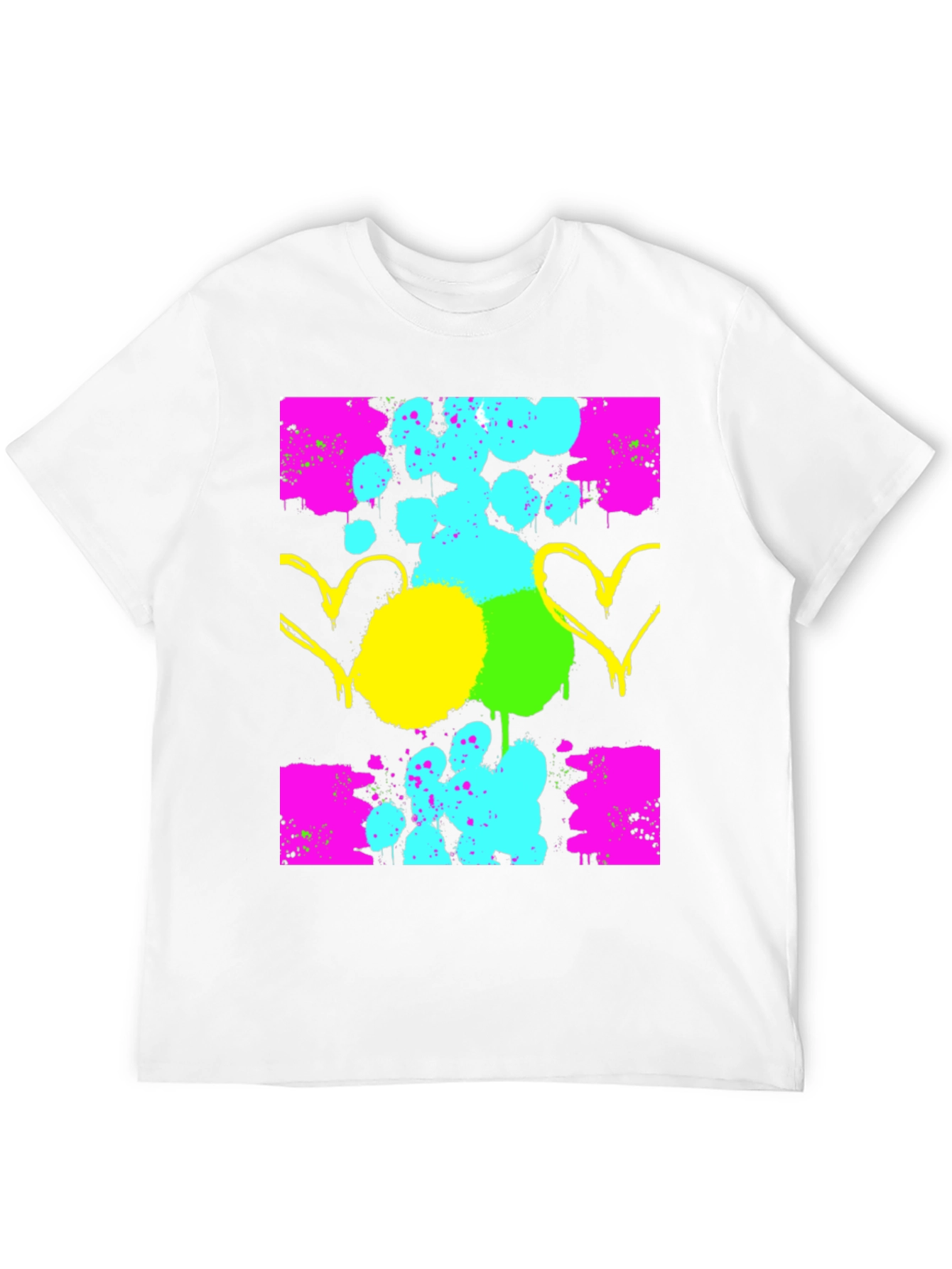 Funky Graphic Print Black T-Shirt