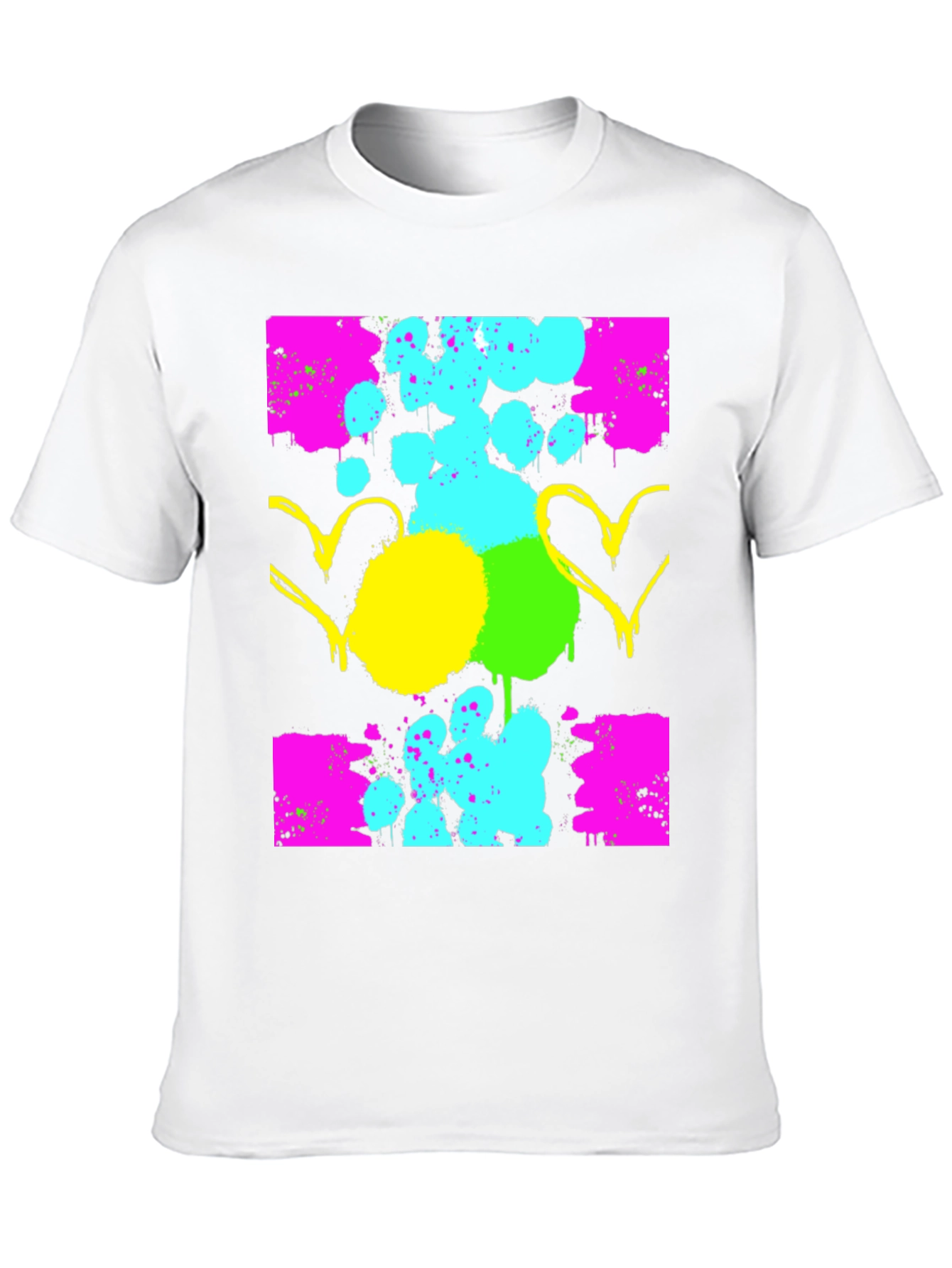 Funky Graphic Print Black T-Shirt