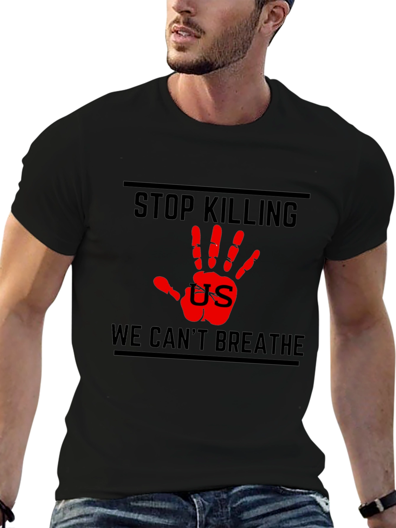 Stop Killing Us T-Shirt BLM Human Rights Tee