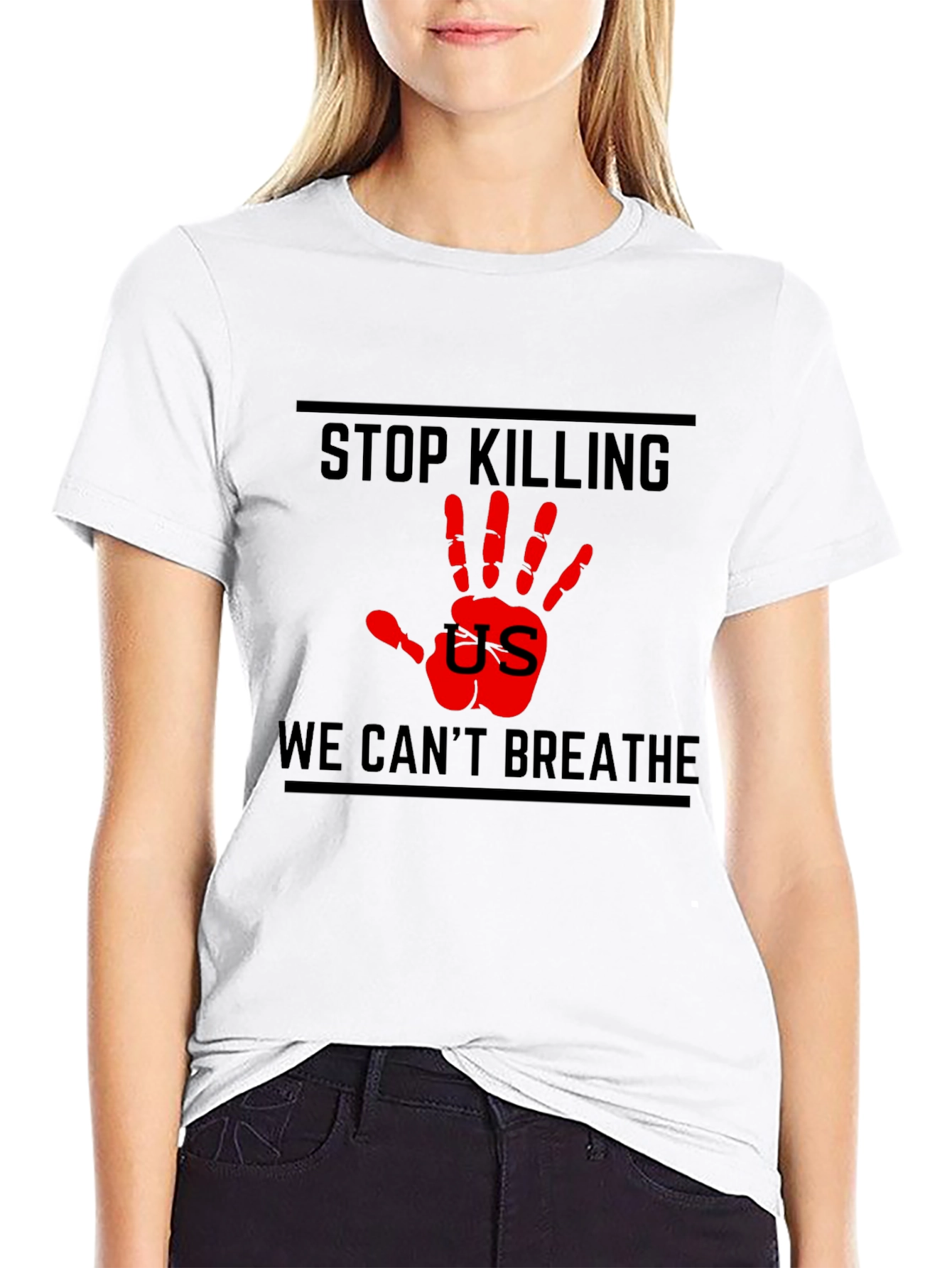 Stop Killing Us T-Shirt BLM Human Rights Tee