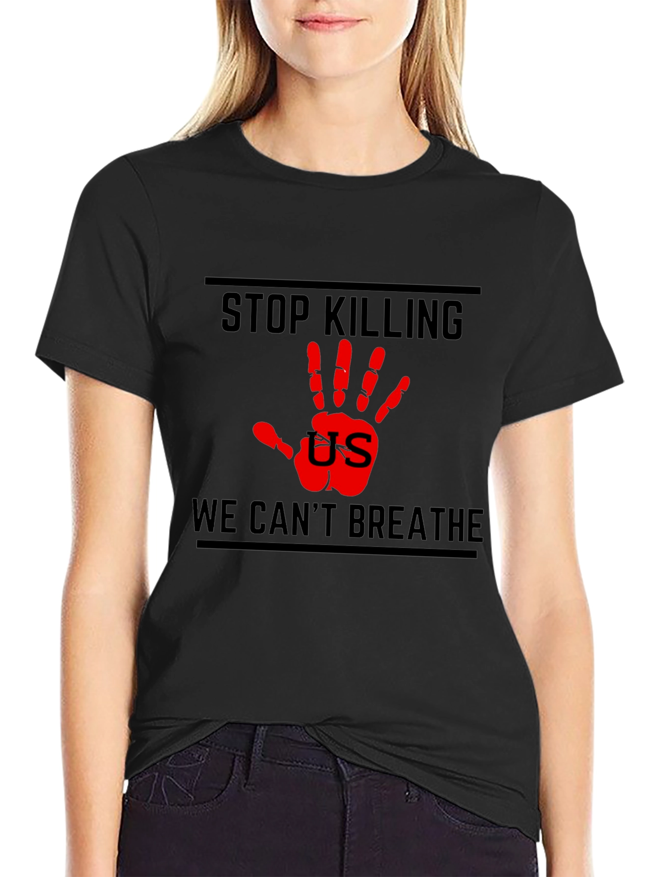 Stop Killing Us T-Shirt BLM Human Rights Tee