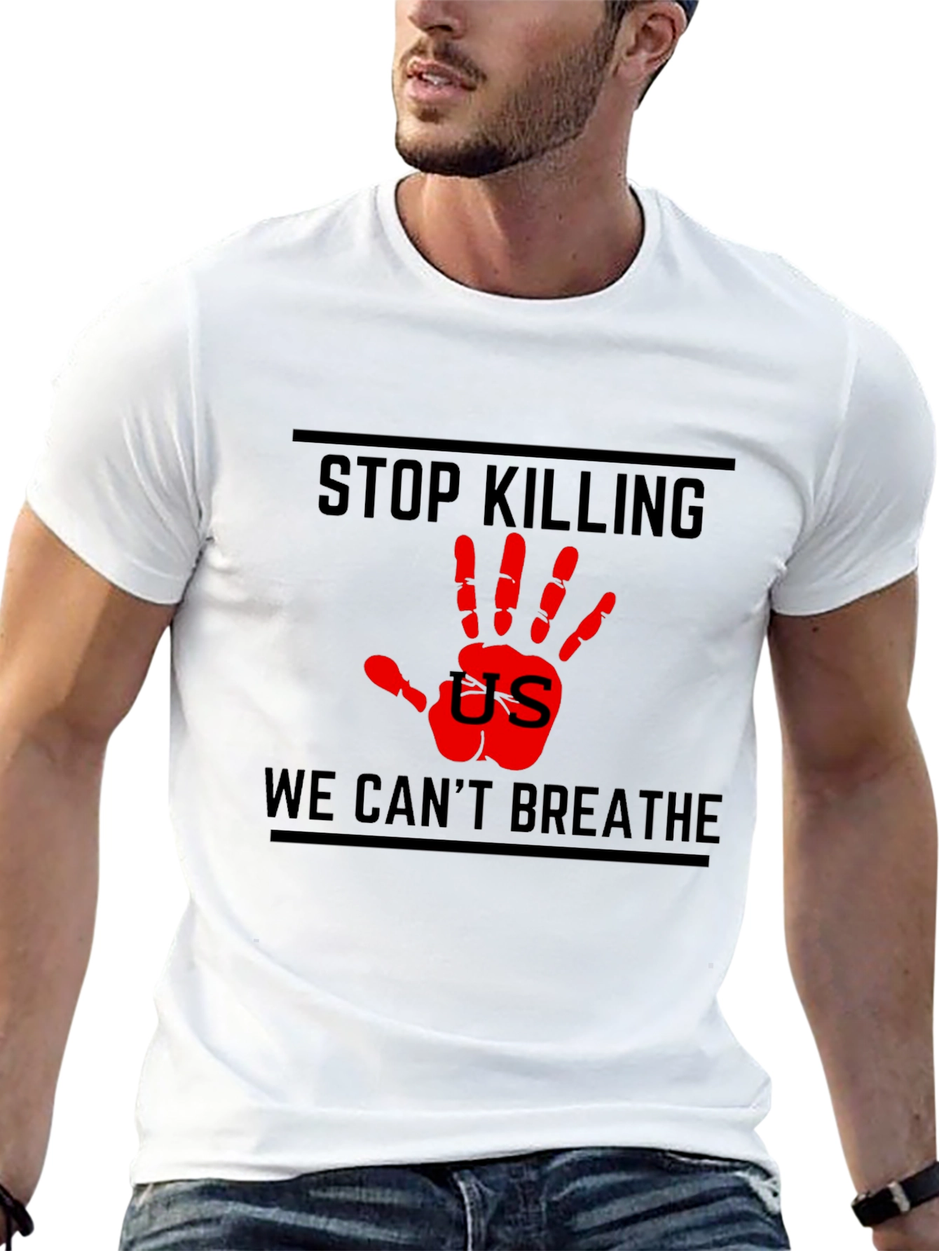 Stop Killing Us T-Shirt BLM Human Rights Tee