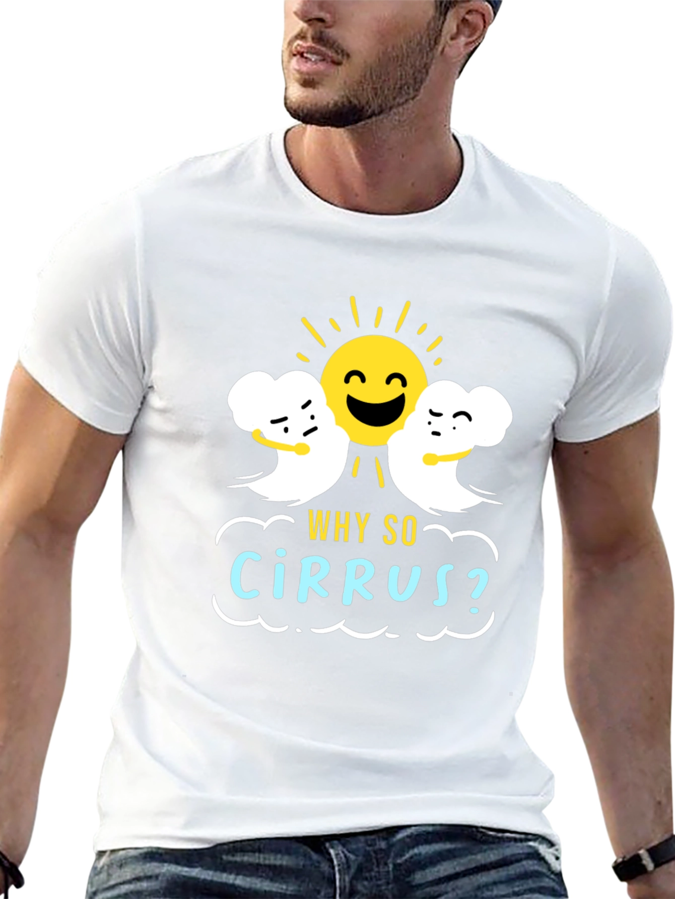 Humorous Weather T-Shirt: Why So Cirrus? Design