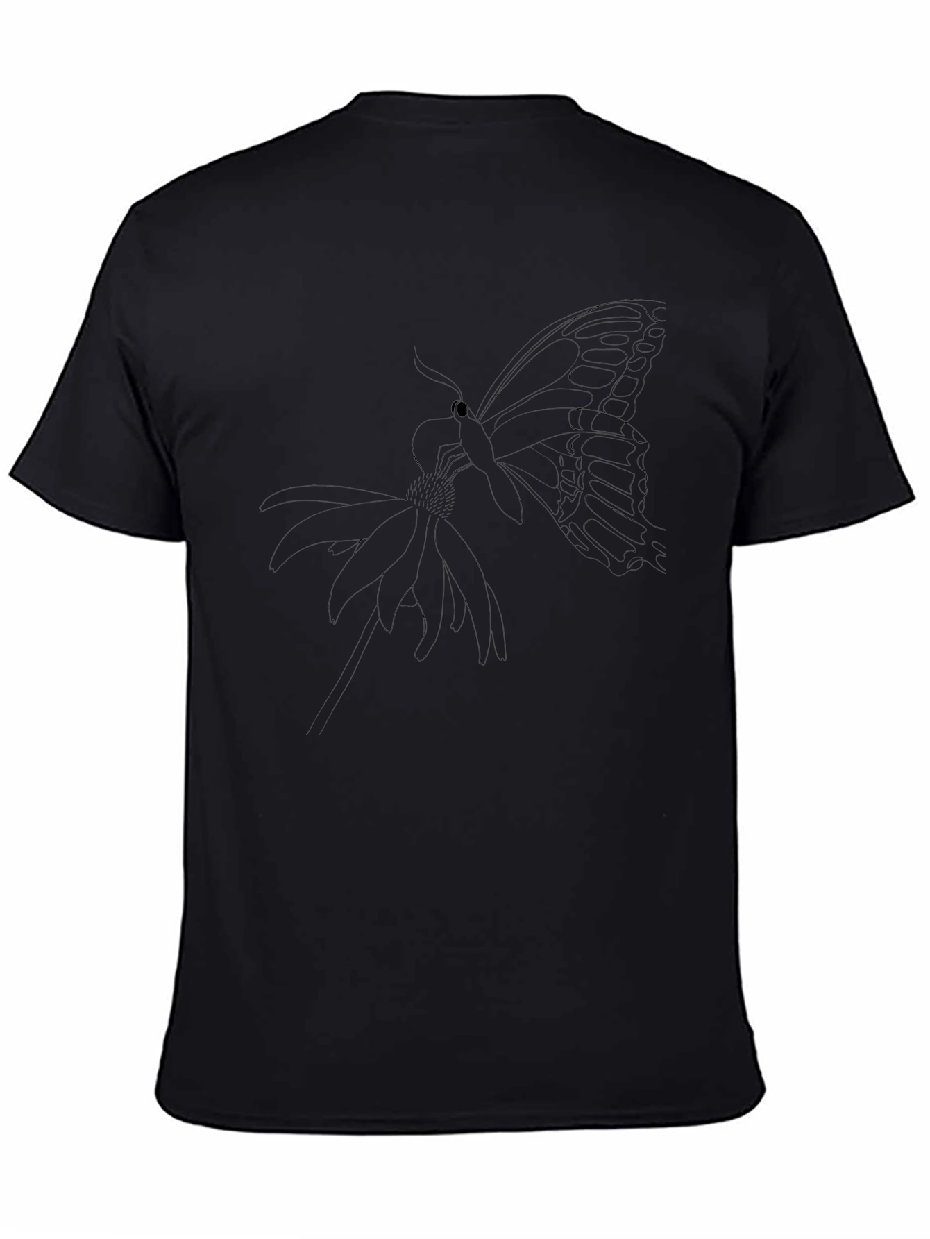 Black Butterfly Graphic Tee