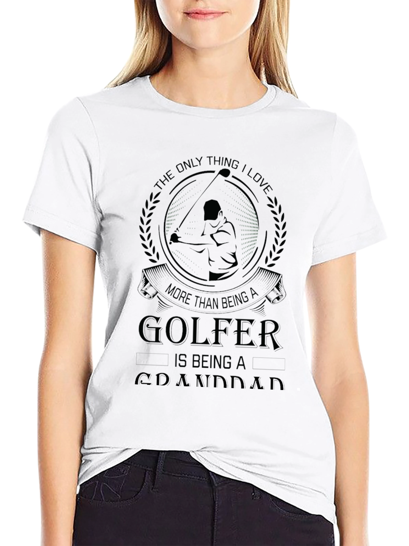 Golfer Granddad T-Shirt - The Only Thing I Love!