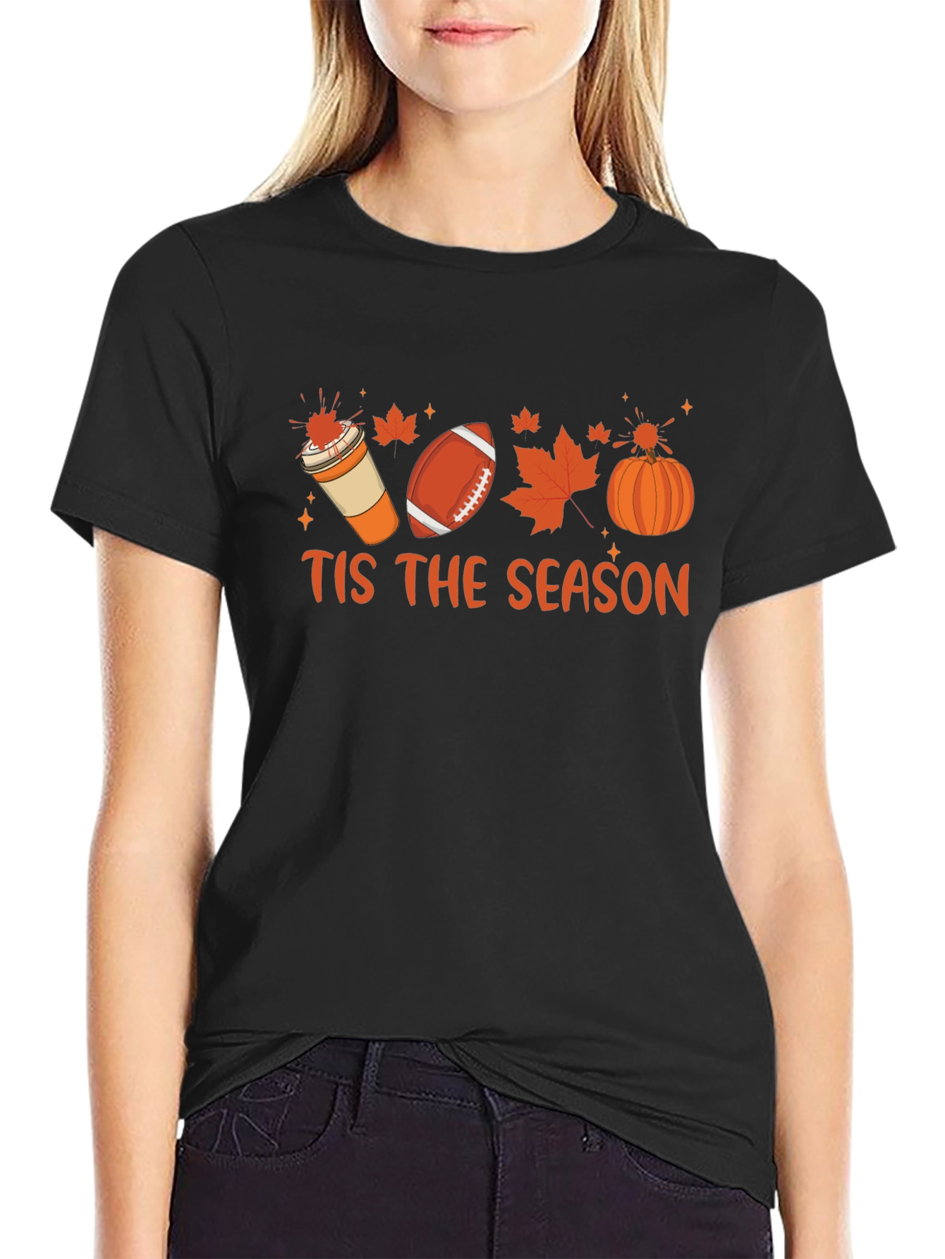 Tis the Season Fall Themed Graphic T-Shirt