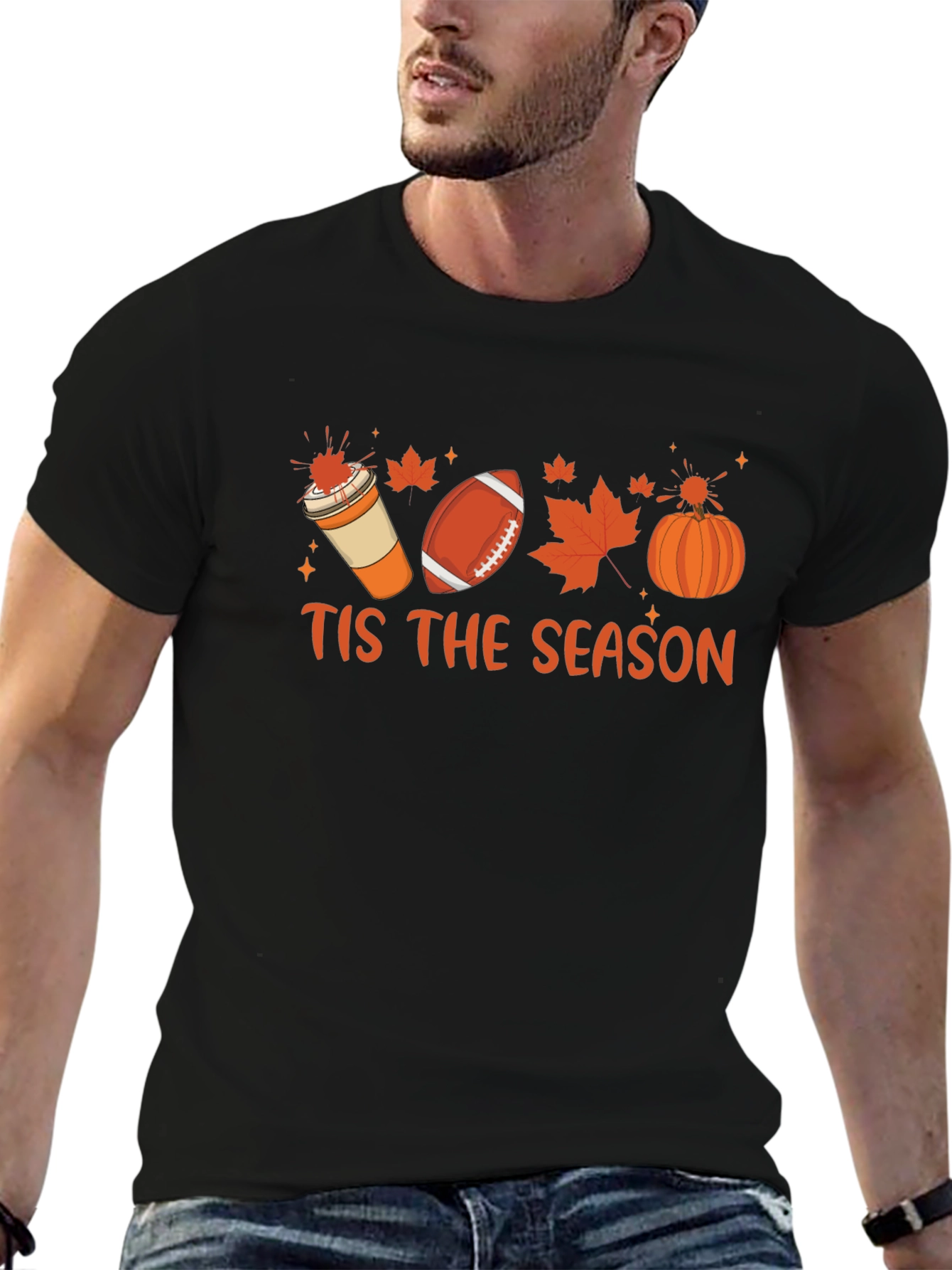 Tis the Season Fall Themed Graphic T-Shirt