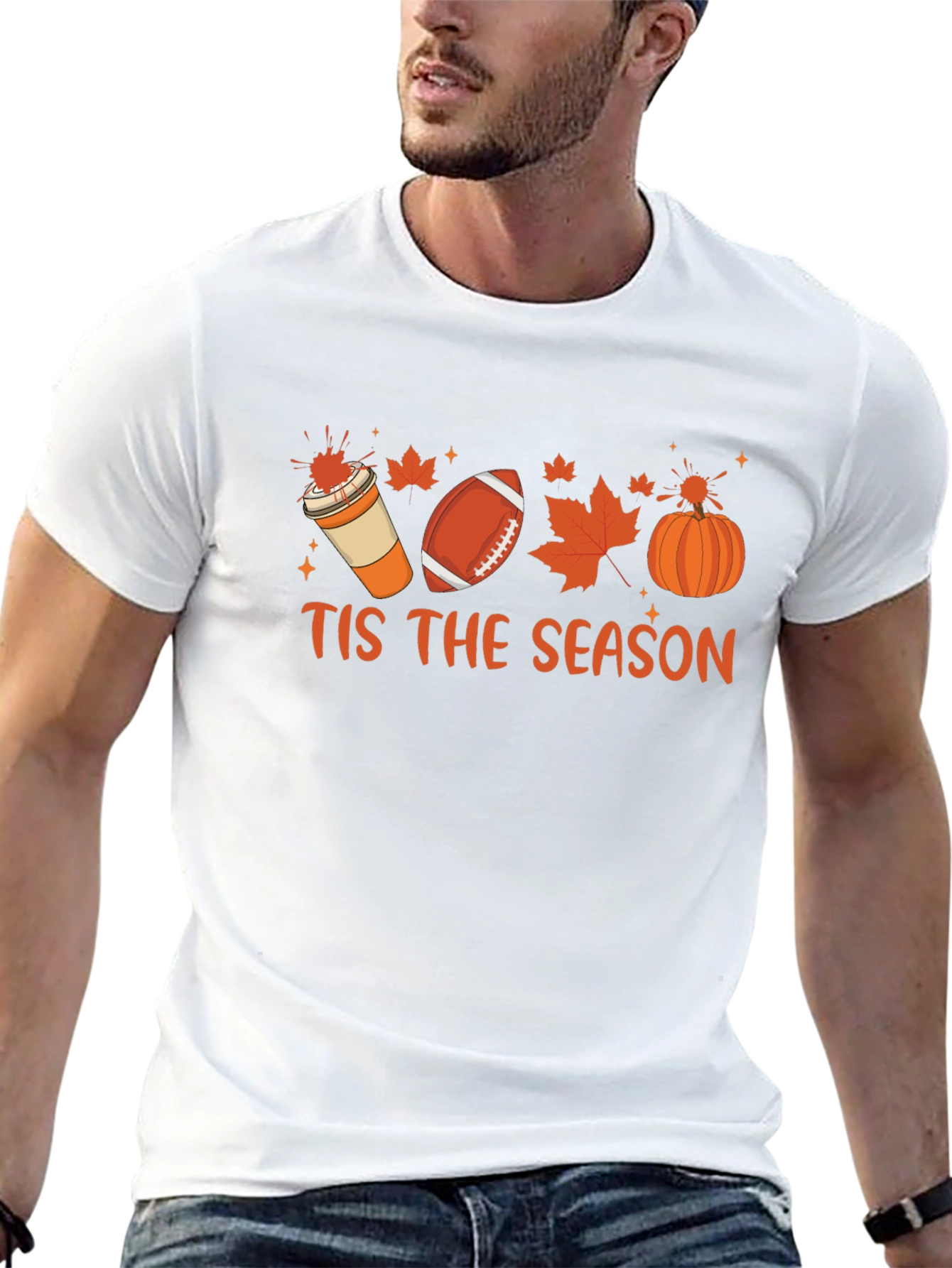 Tis the Season Fall Themed Graphic T-Shirt