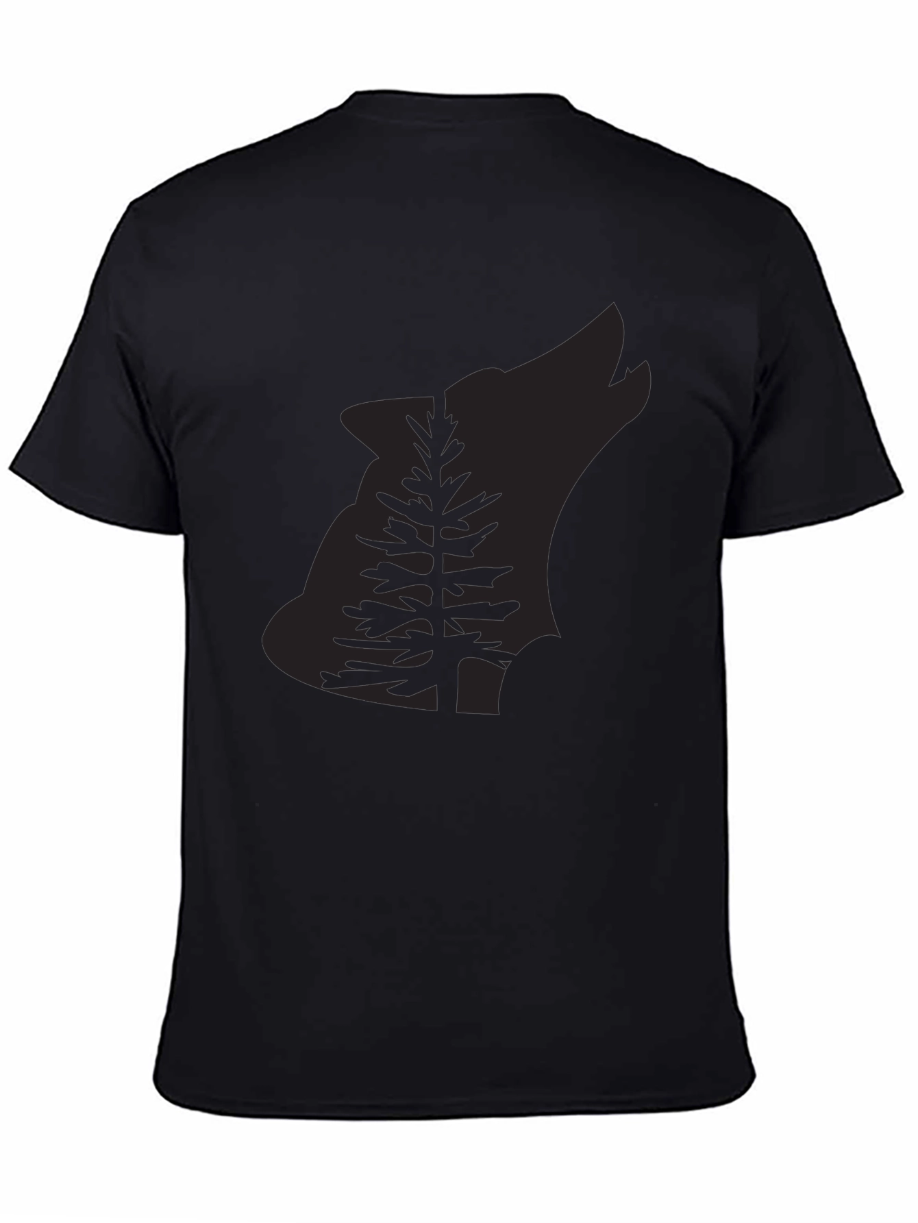 Wolf Pine Graphic Tee - Stylish Nature Inspired Design