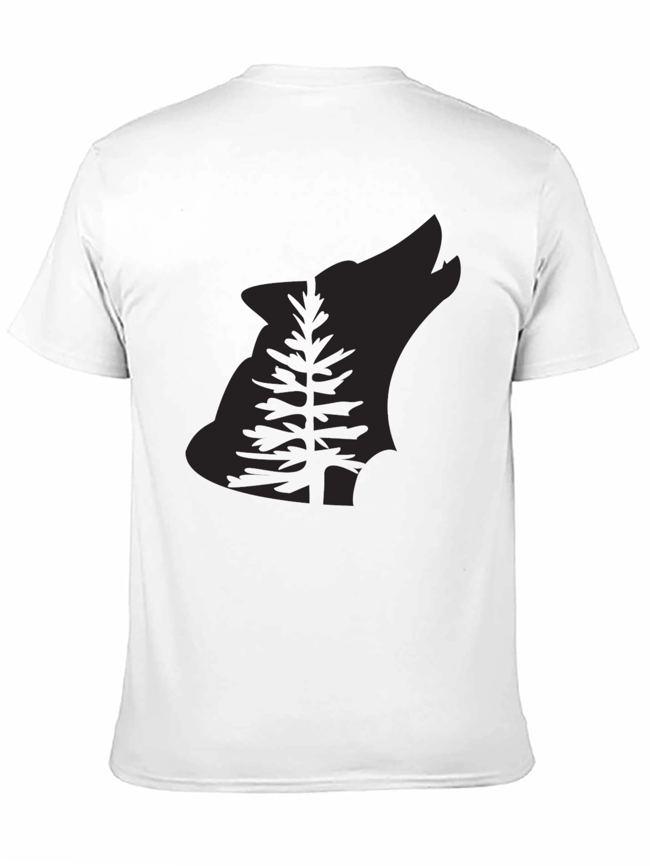 Wolf Pine Graphic Tee - Stylish Nature Inspired Design