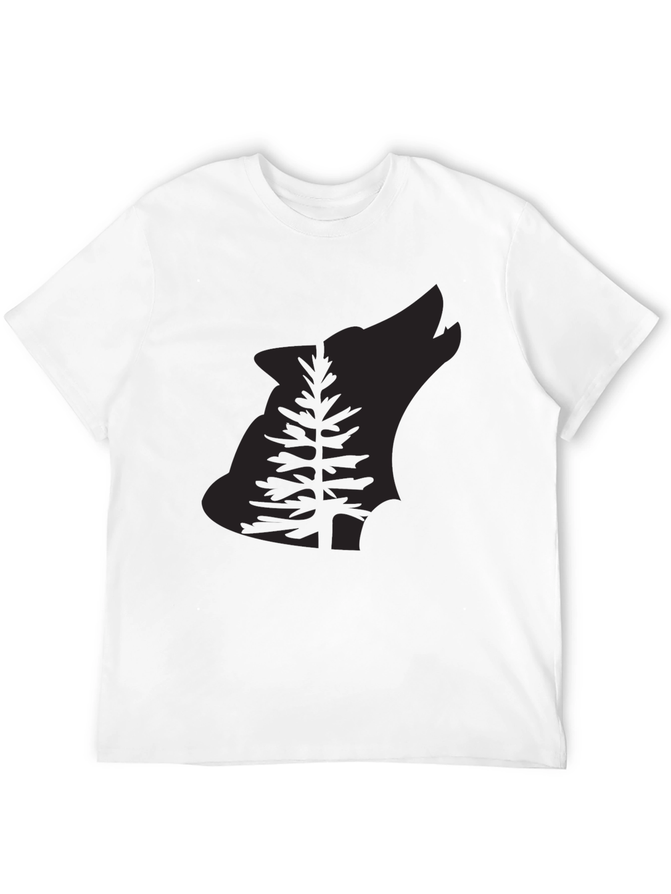 Wolf Pine Graphic Tee - Stylish Nature Inspired Design