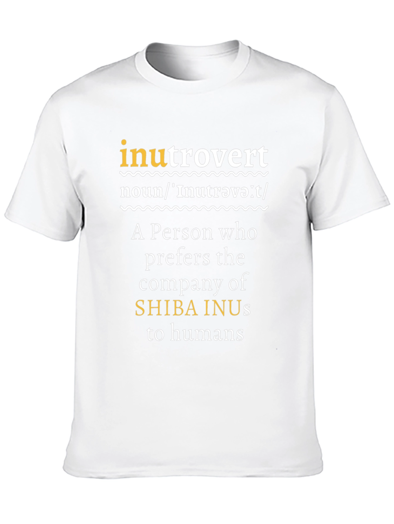 Inutrovert Shiba Inu Lover T-Shirt