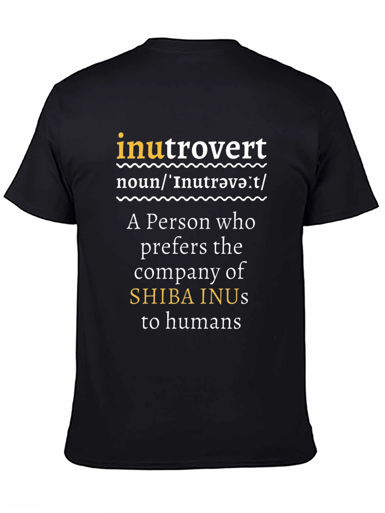 Inutrovert Shiba Inu Lover T-Shirt