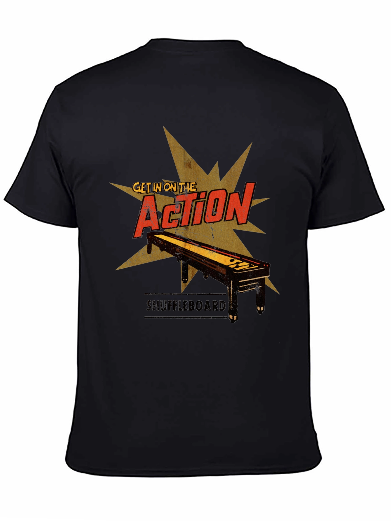 Shuffleboard Action Graphic T-Shirt