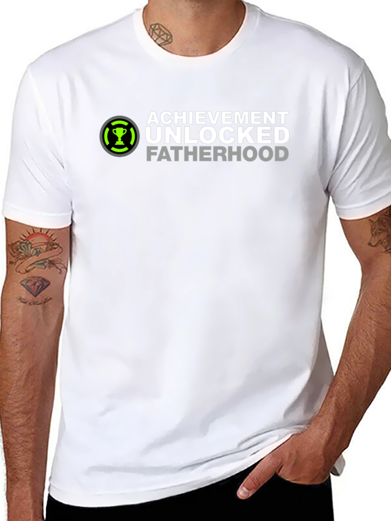 Achievement Unlocked Fatherhood T-Shirt