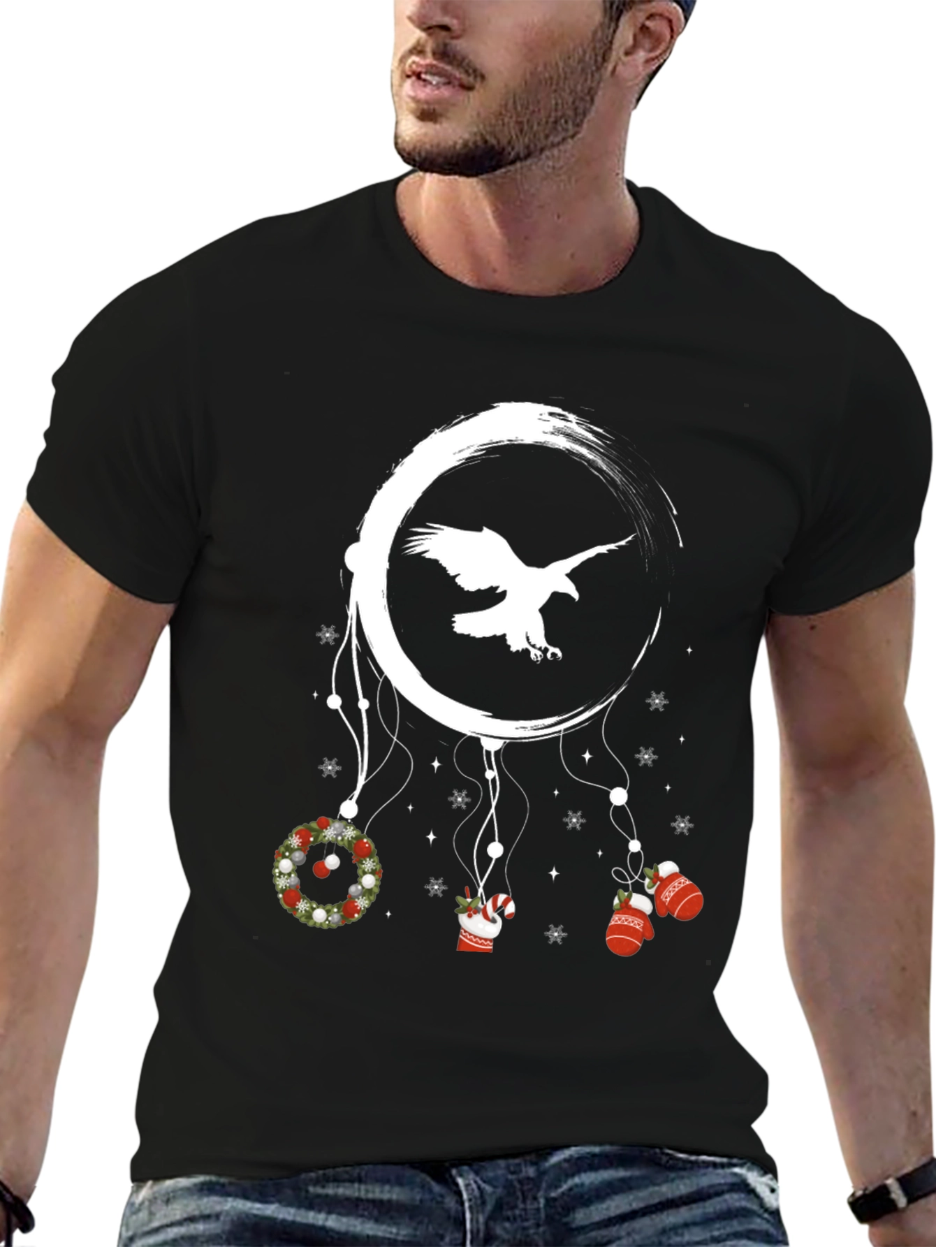 Eagle Christmas Dreamcatcher T-Shirt