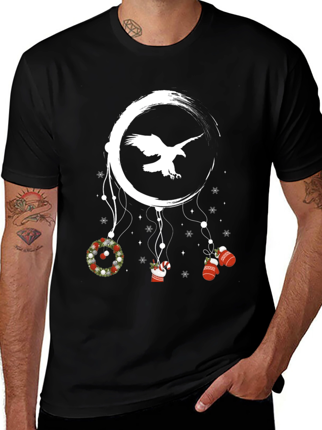 Eagle Christmas Dreamcatcher T-Shirt