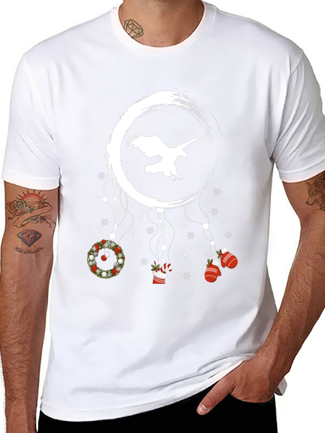 Eagle Christmas Dreamcatcher T-Shirt