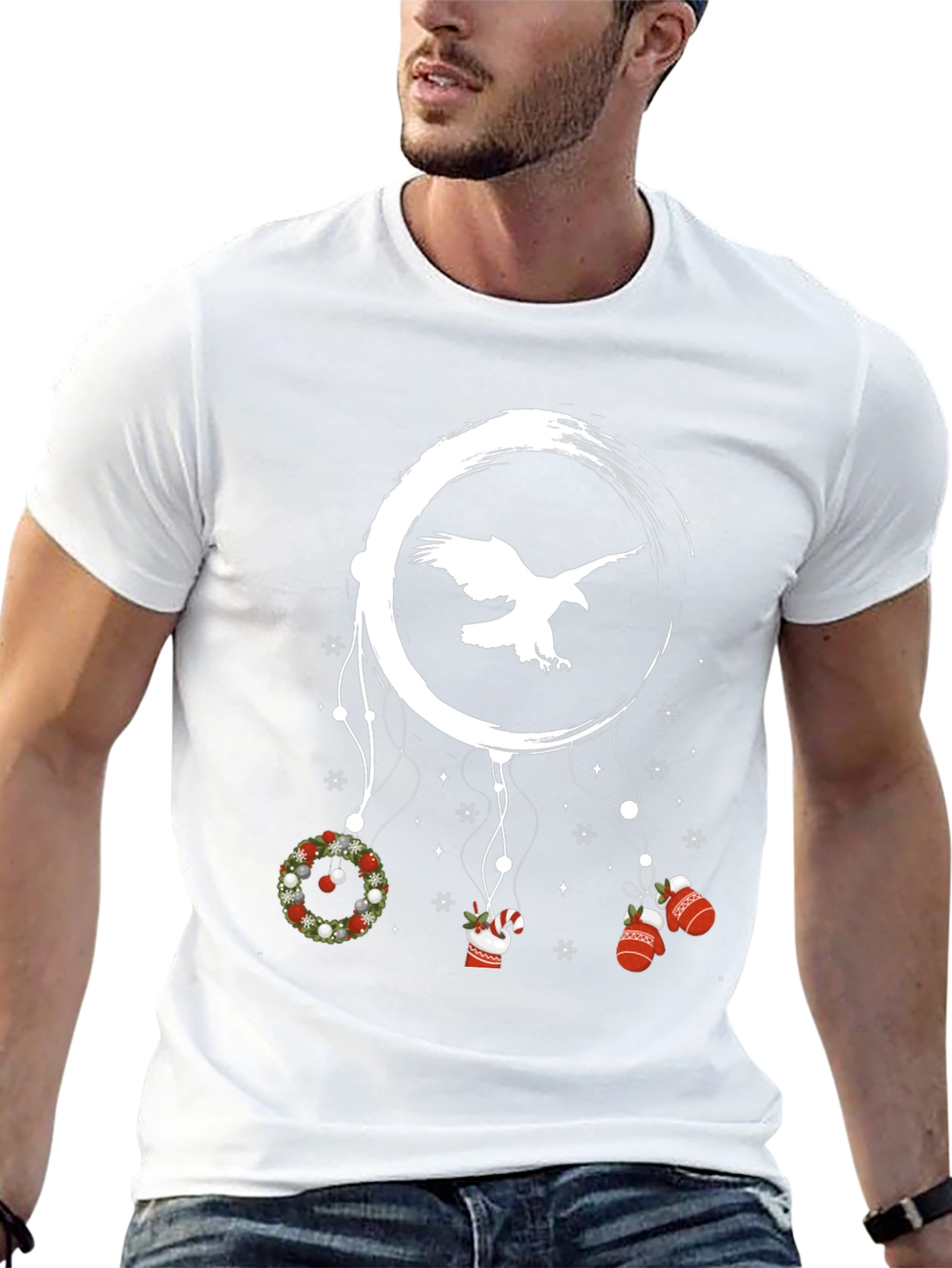 Eagle Christmas Dreamcatcher T-Shirt