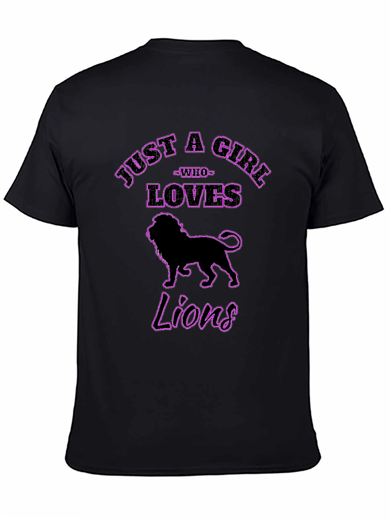 Just a Girl Who Loves Lions T-Shirt