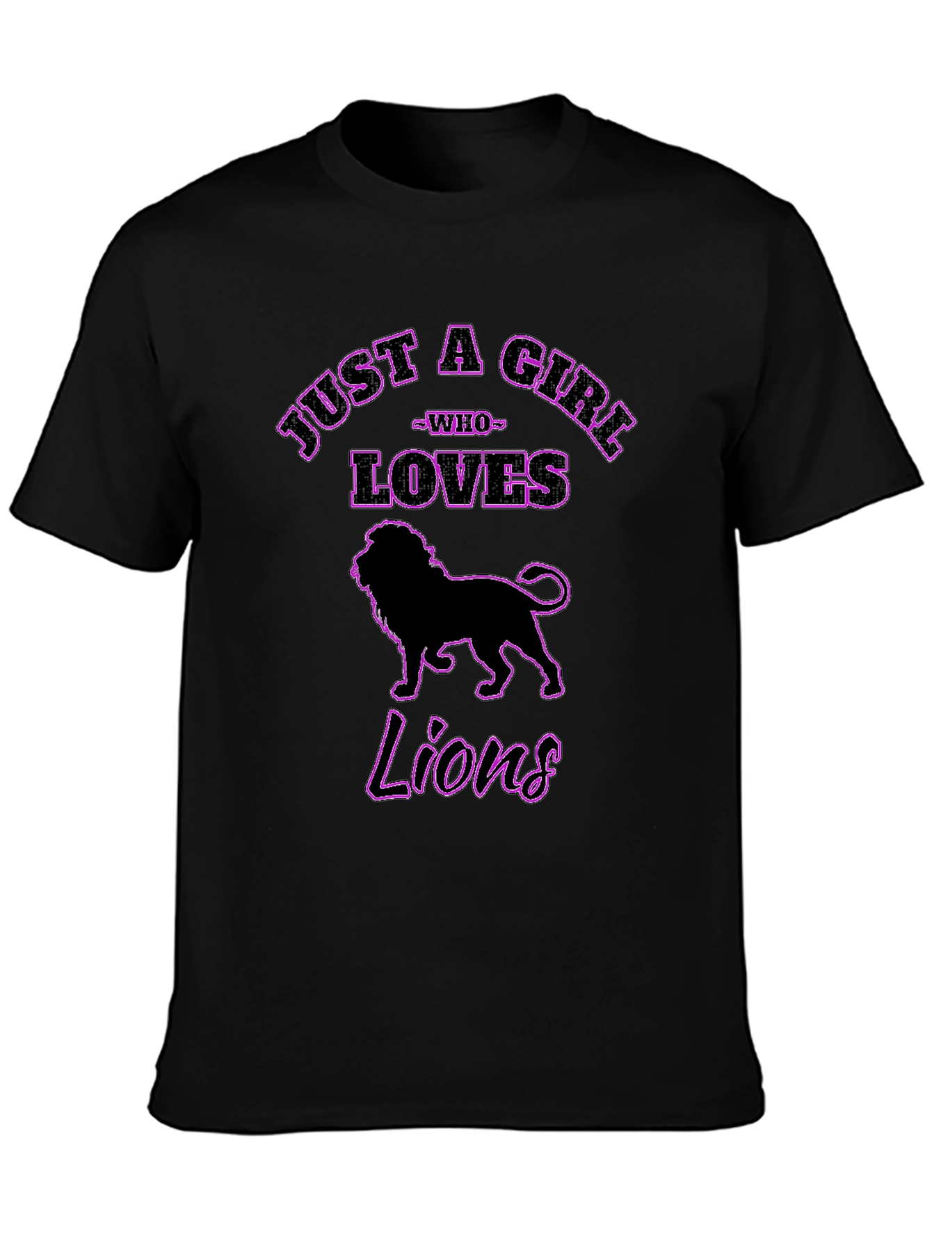 Just a Girl Who Loves Lions T-Shirt