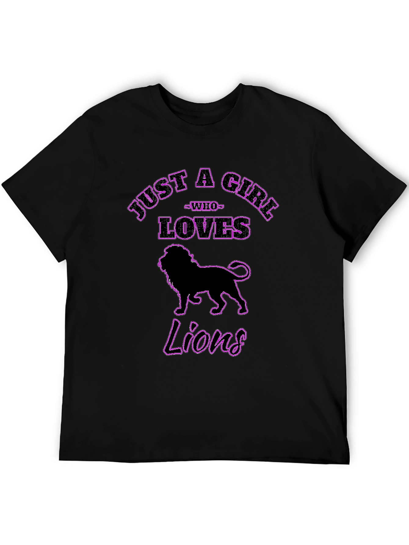 Just a Girl Who Loves Lions T-Shirt