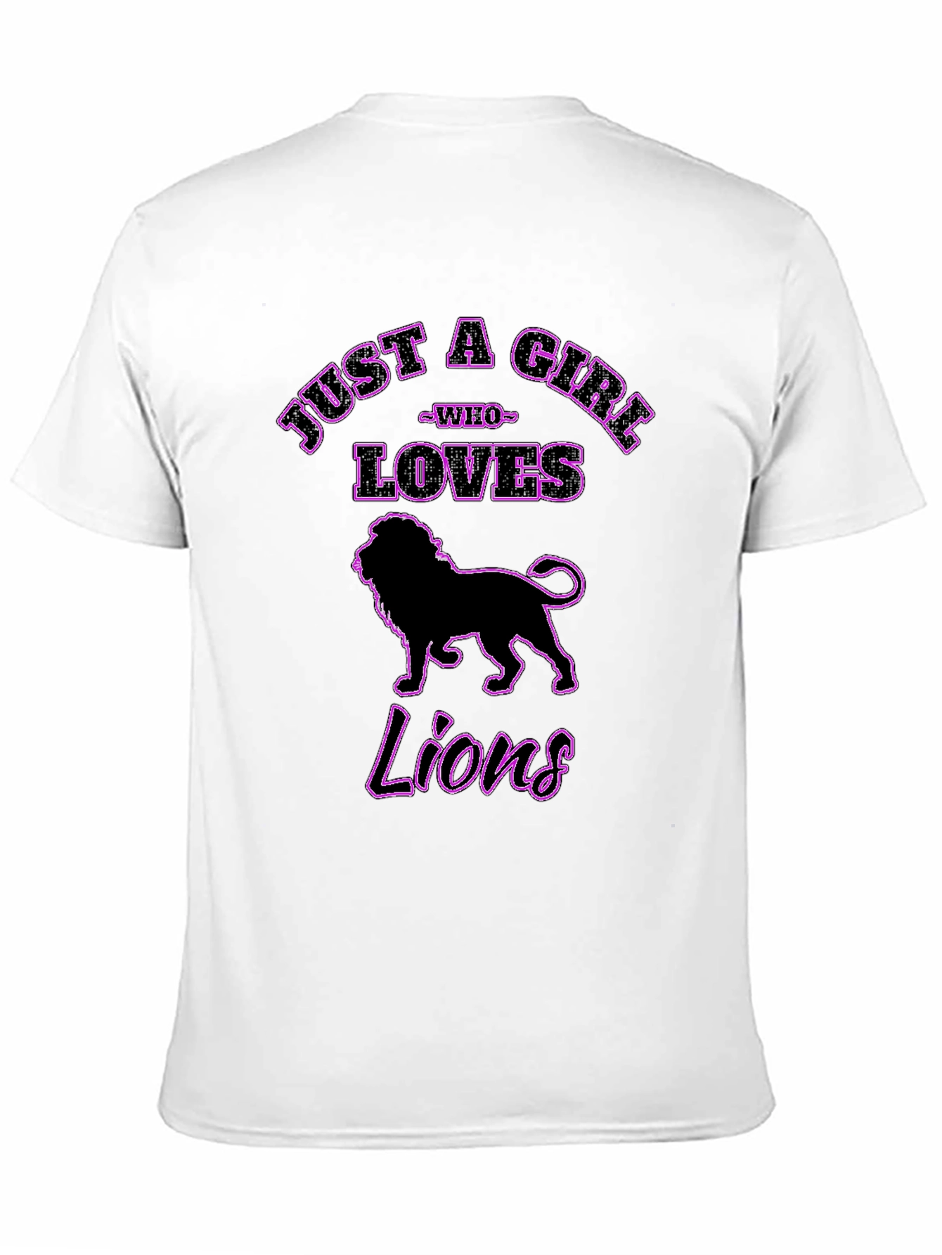 Just a Girl Who Loves Lions T-Shirt