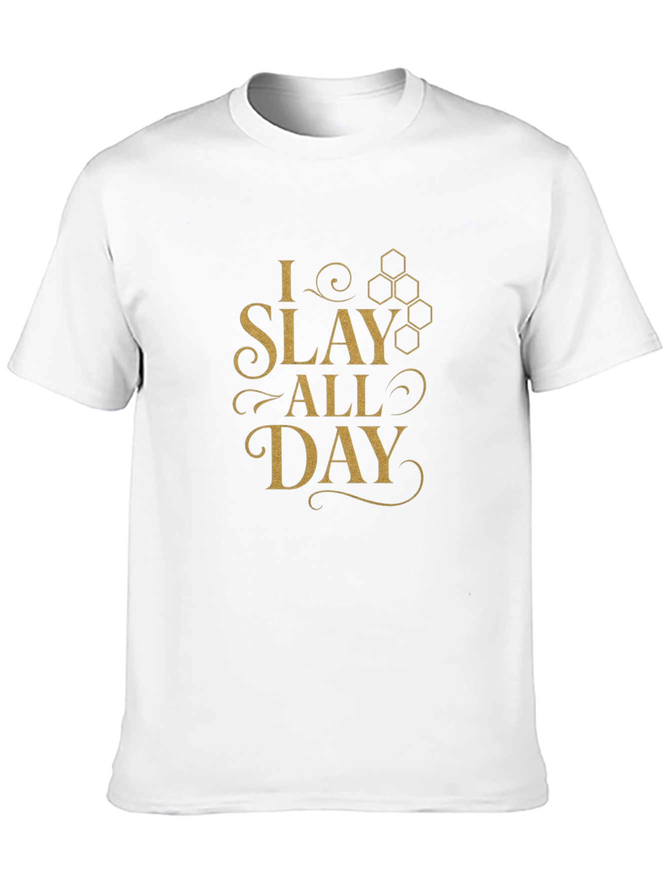 I Slay All Day Graphic Tee - Black T-Shirt