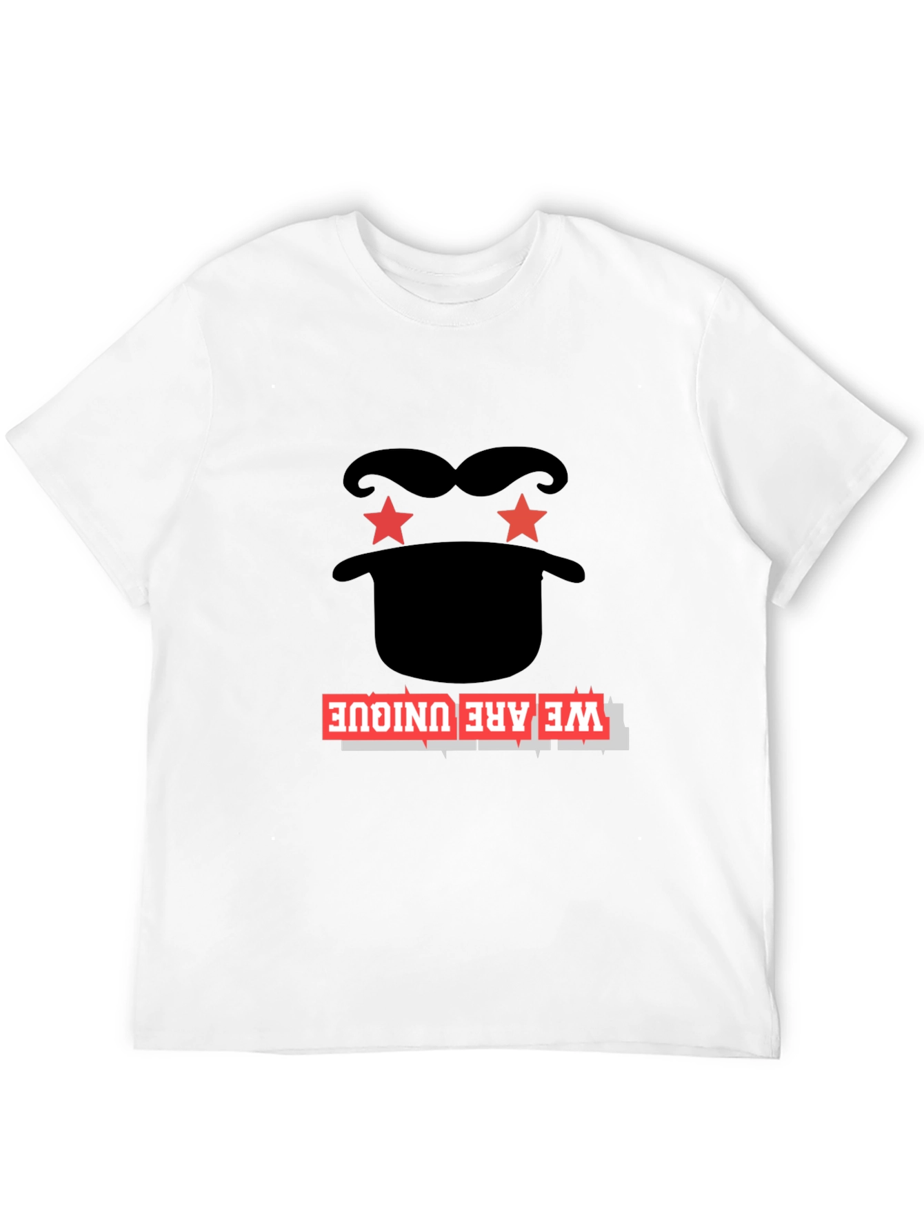 Unique Graphic Tee - Black Cotton Blend T-Shirt