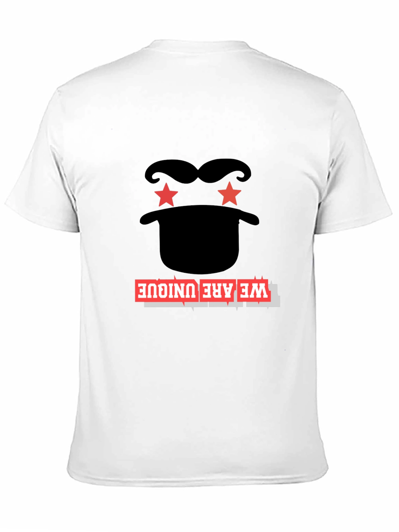 Unique Graphic Tee - Black Cotton Blend T-Shirt