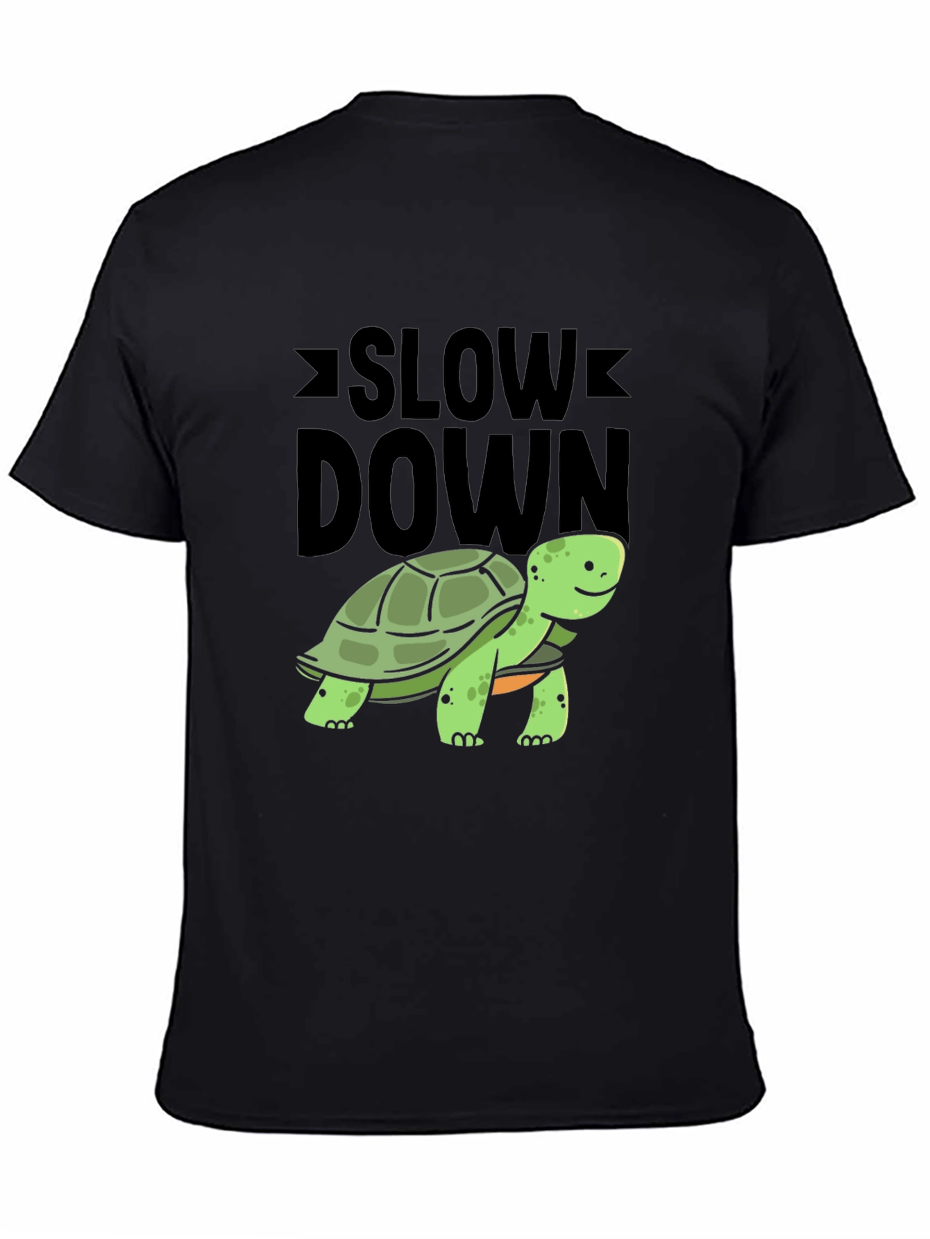Slow Down Turtle Graphic Tee - Relaxed Fit