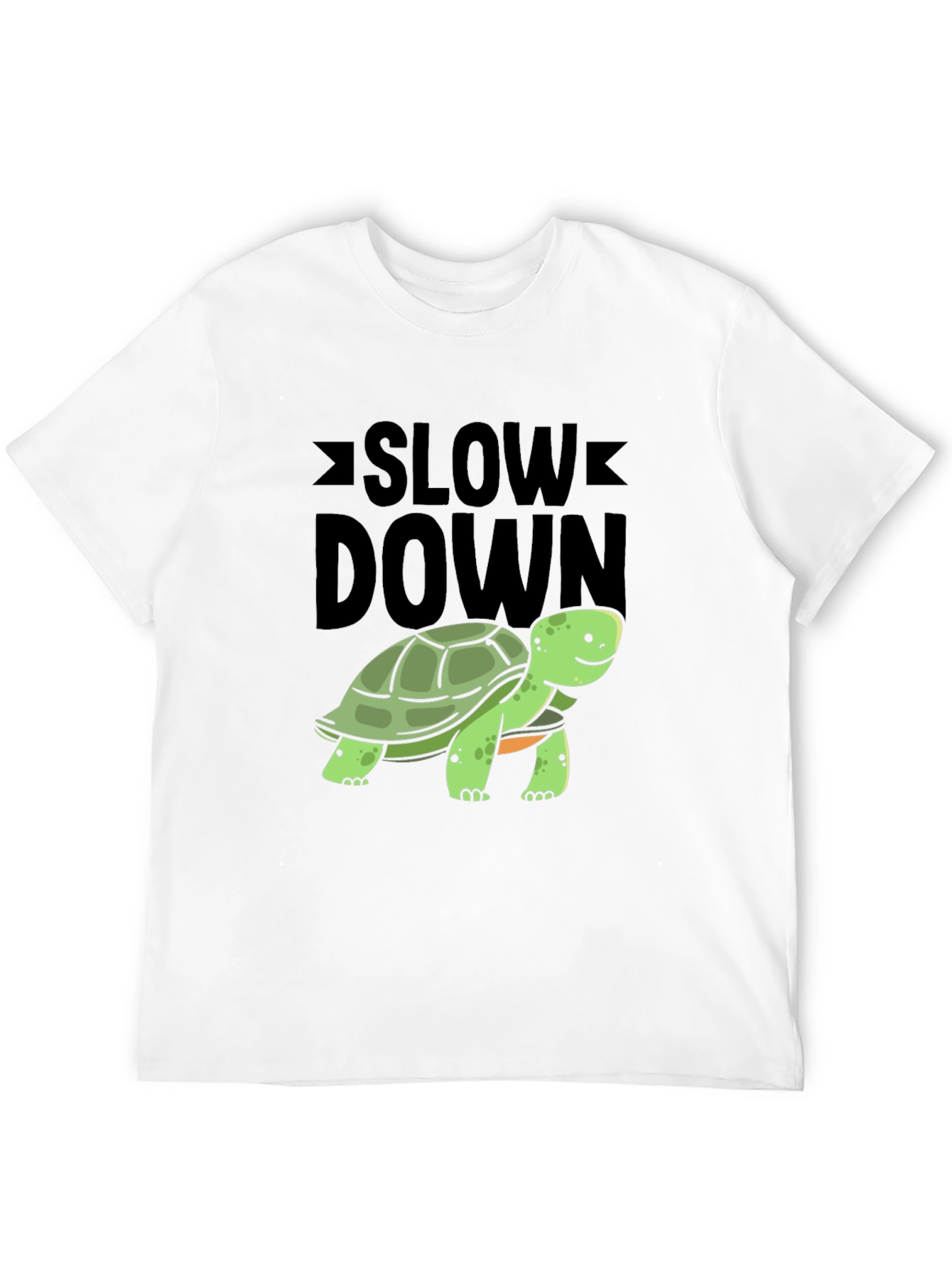 Slow Down Turtle Graphic Tee - Relaxed Fit