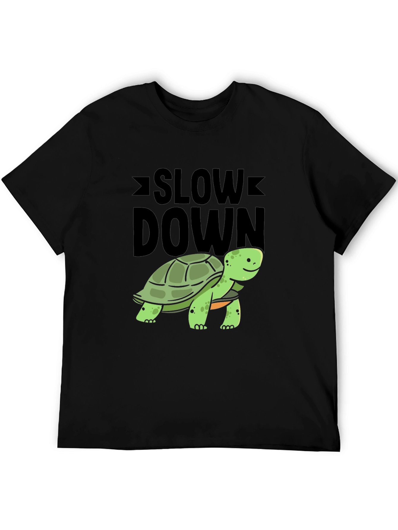Slow Down Turtle Graphic Tee - Relaxed Fit