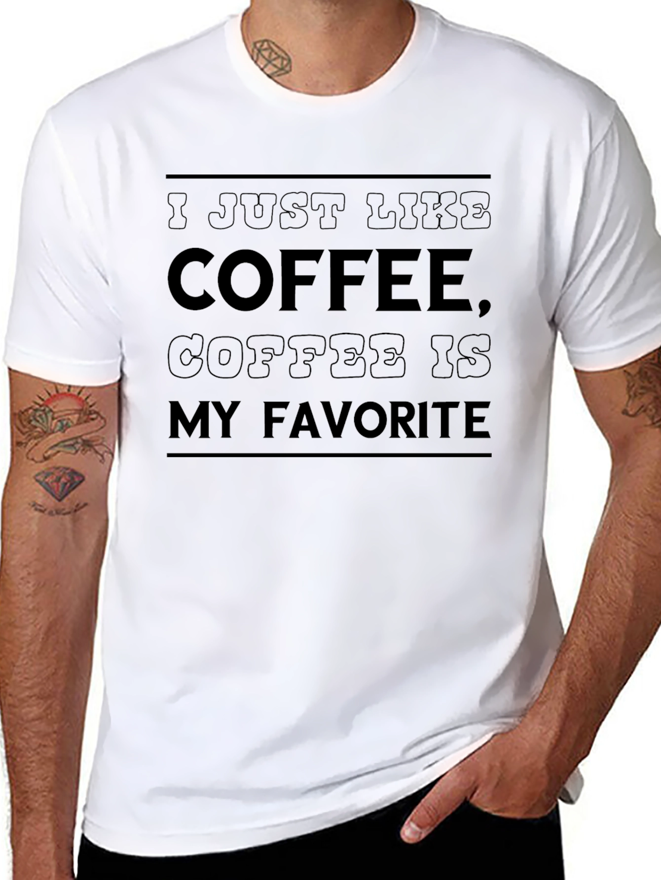 Coffee Lover T-Shirt - I Just Like Coffee