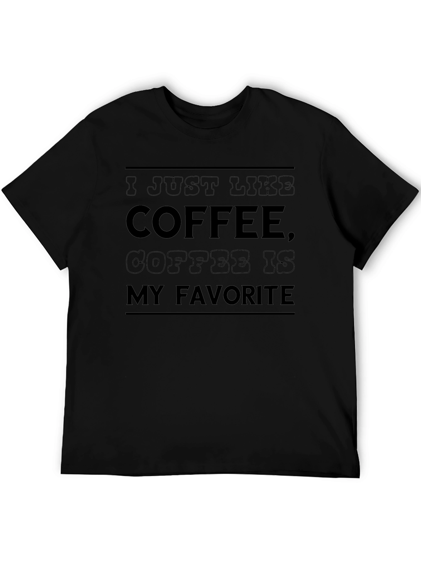 Coffee Lover T-Shirt - I Just Like Coffee