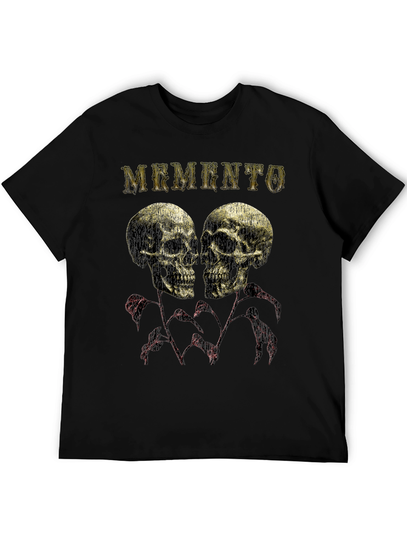 Memento Skulls Graphic T-Shirt - Dark Humor Apparel