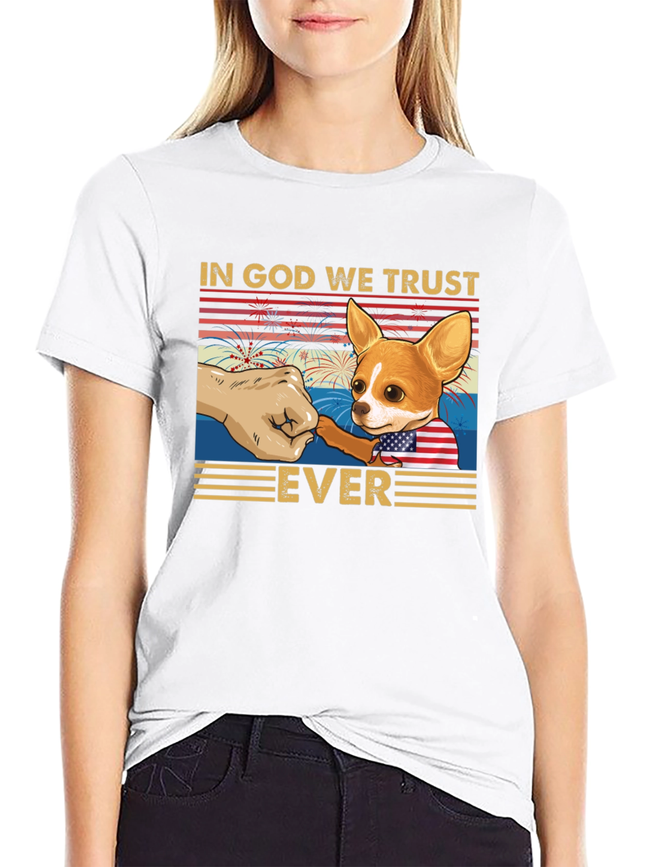 In God We Trust Dog T-Shirt