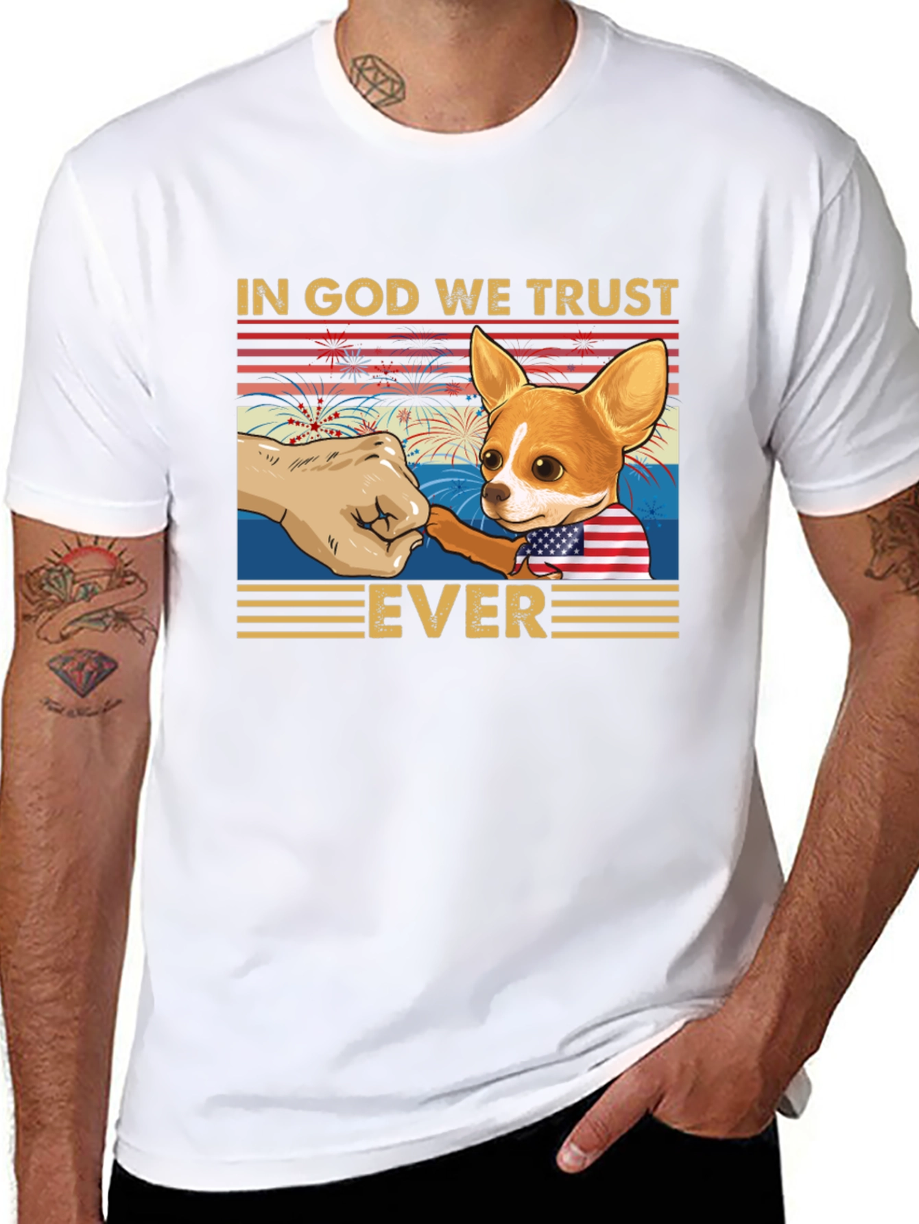 In God We Trust Dog T-Shirt