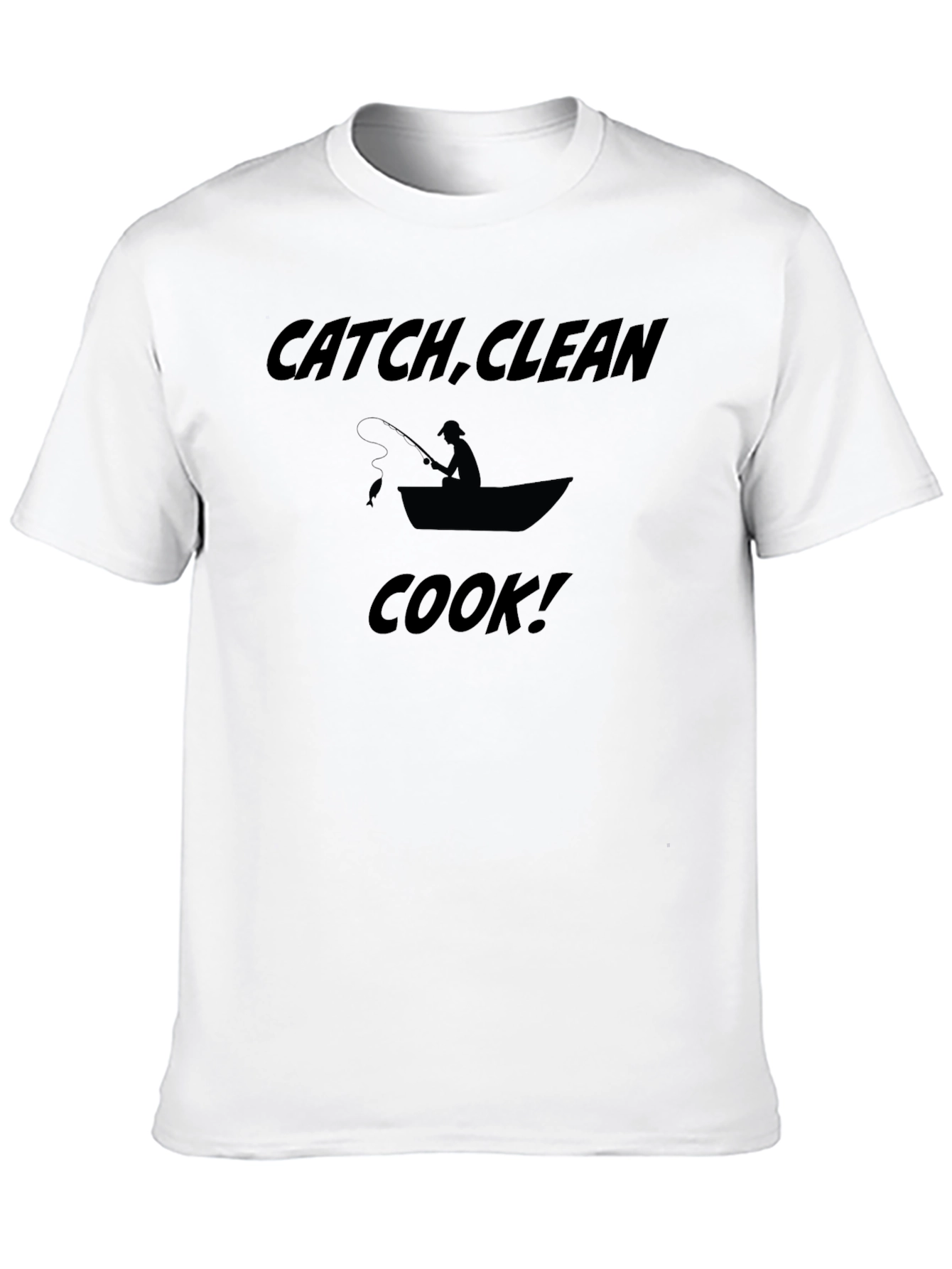 Catch Clean Cook T-Shirt Fishing Angler Gift