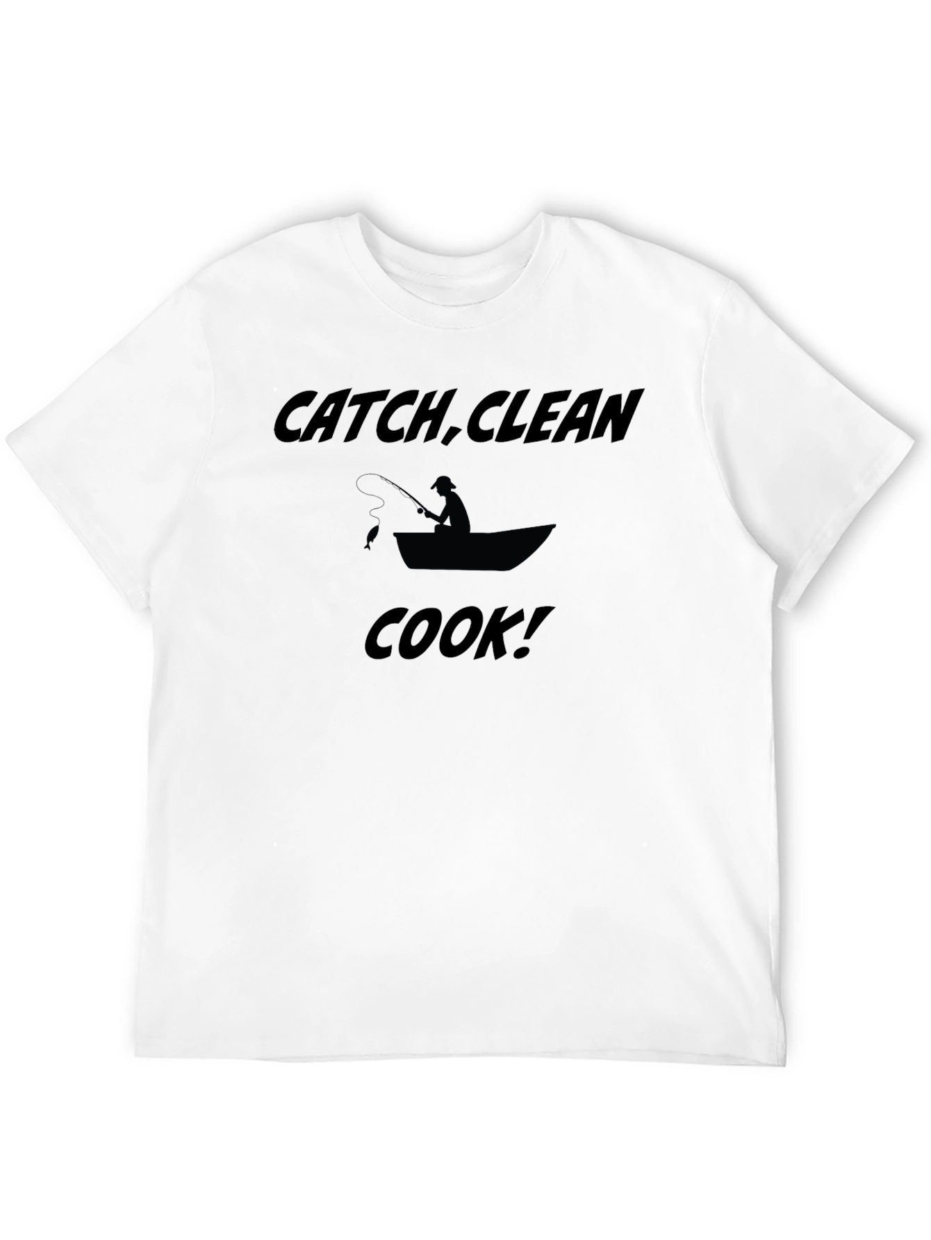 Catch Clean Cook T-Shirt Fishing Angler Gift