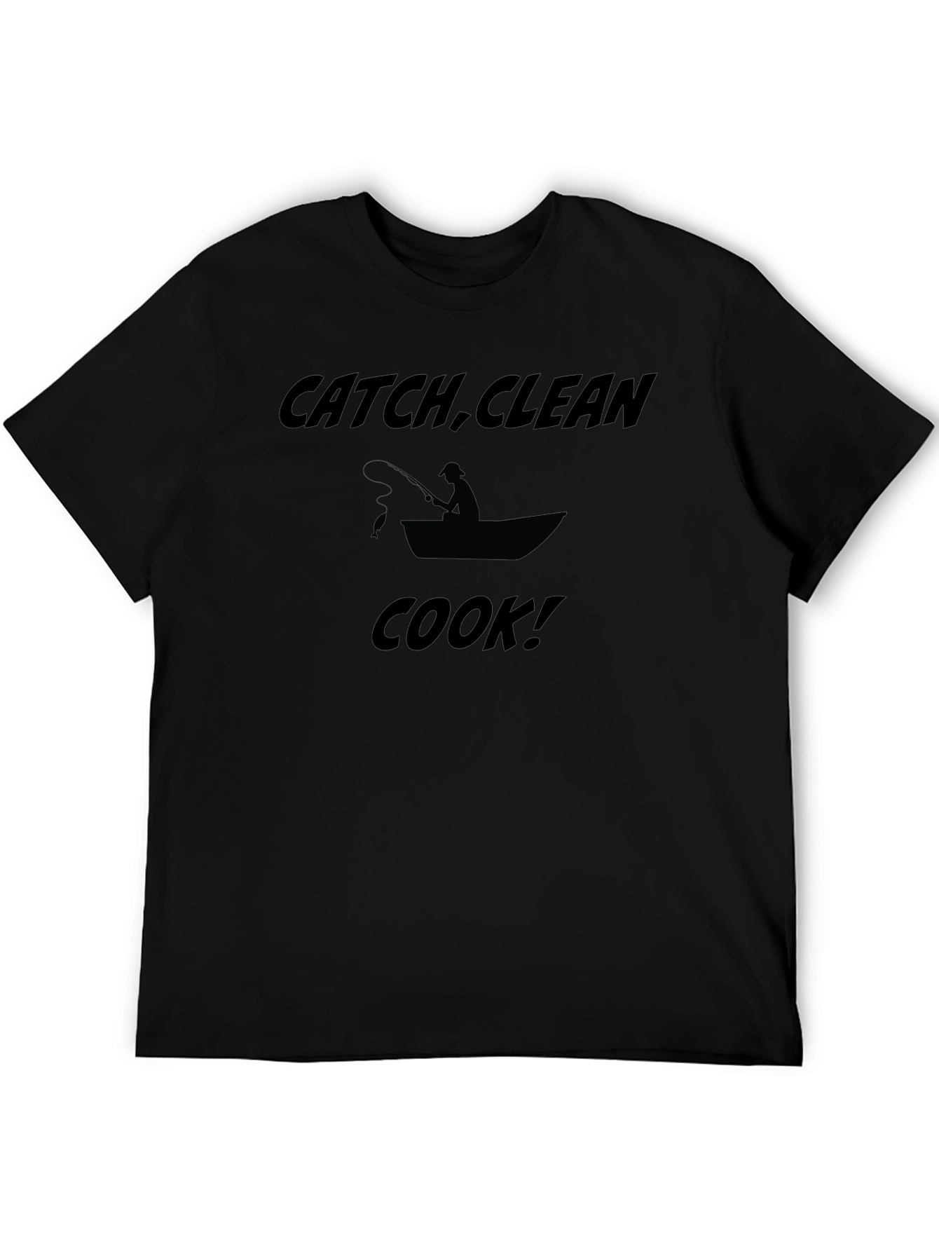 Catch Clean Cook T-Shirt Fishing Angler Gift