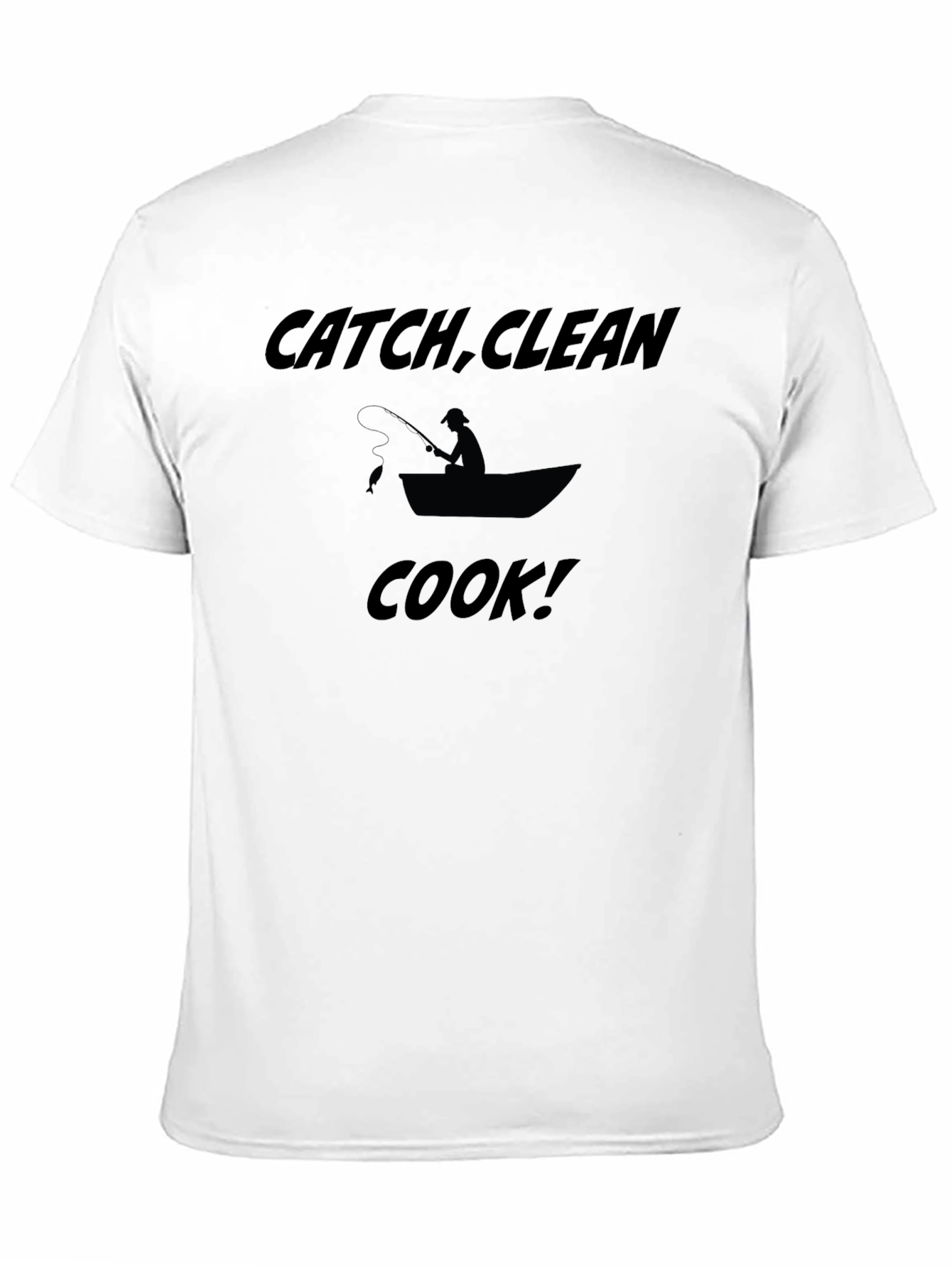 Catch Clean Cook T-Shirt Fishing Angler Gift