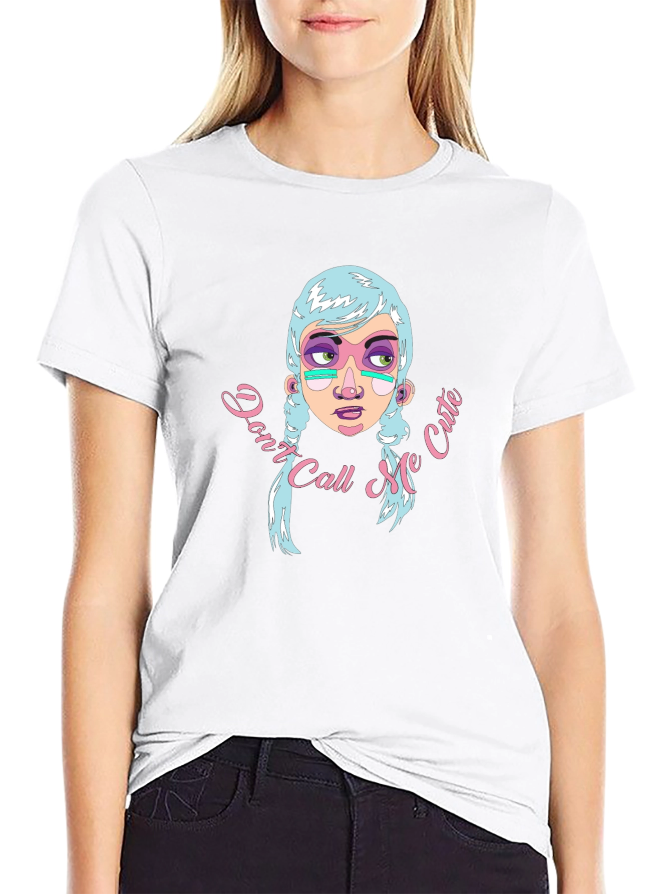 Dont Call Me Cute Graphic T-Shirt