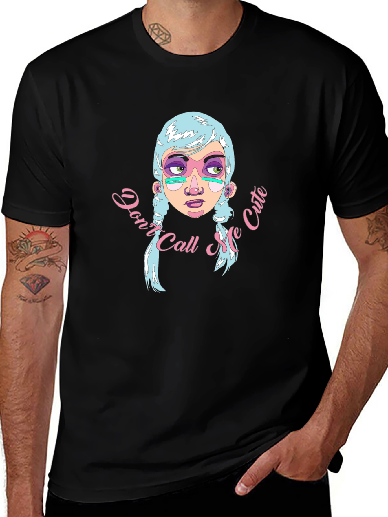 Dont Call Me Cute Graphic T-Shirt