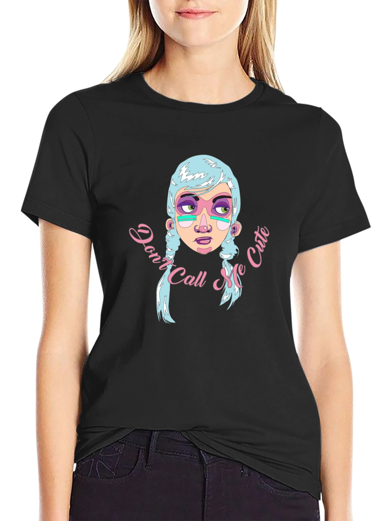 Dont Call Me Cute Graphic T-Shirt