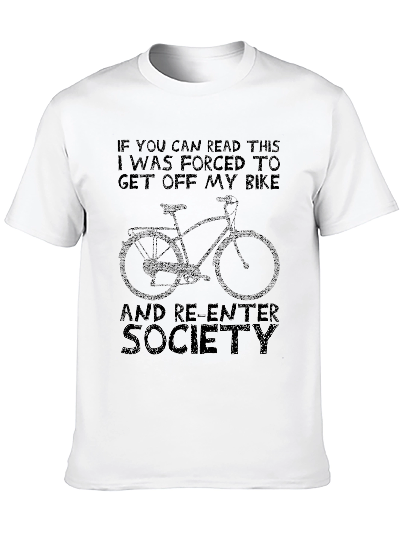 Funny Get Off My Bike Graphic T-Shirt