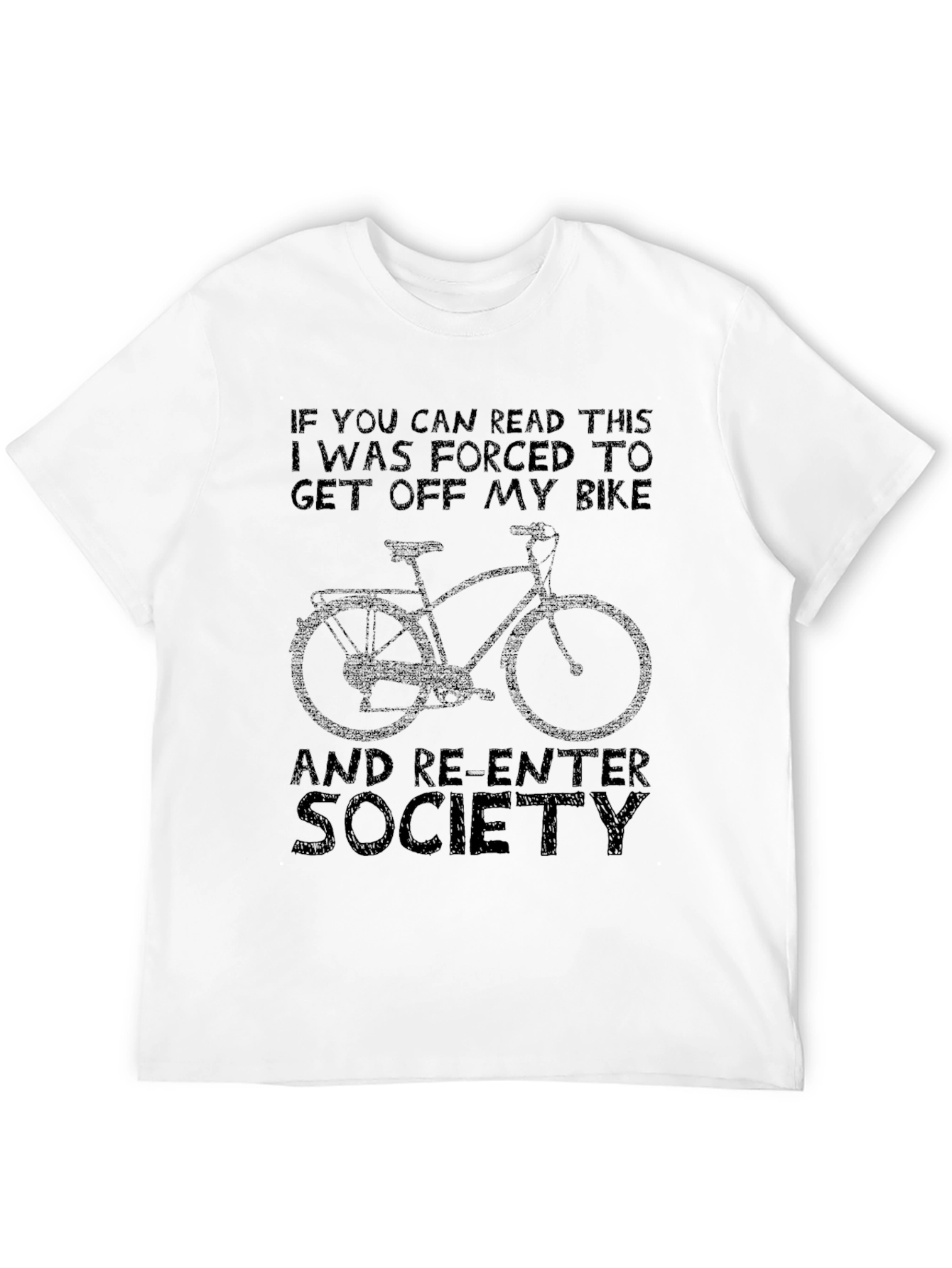 Funny Get Off My Bike Graphic T-Shirt