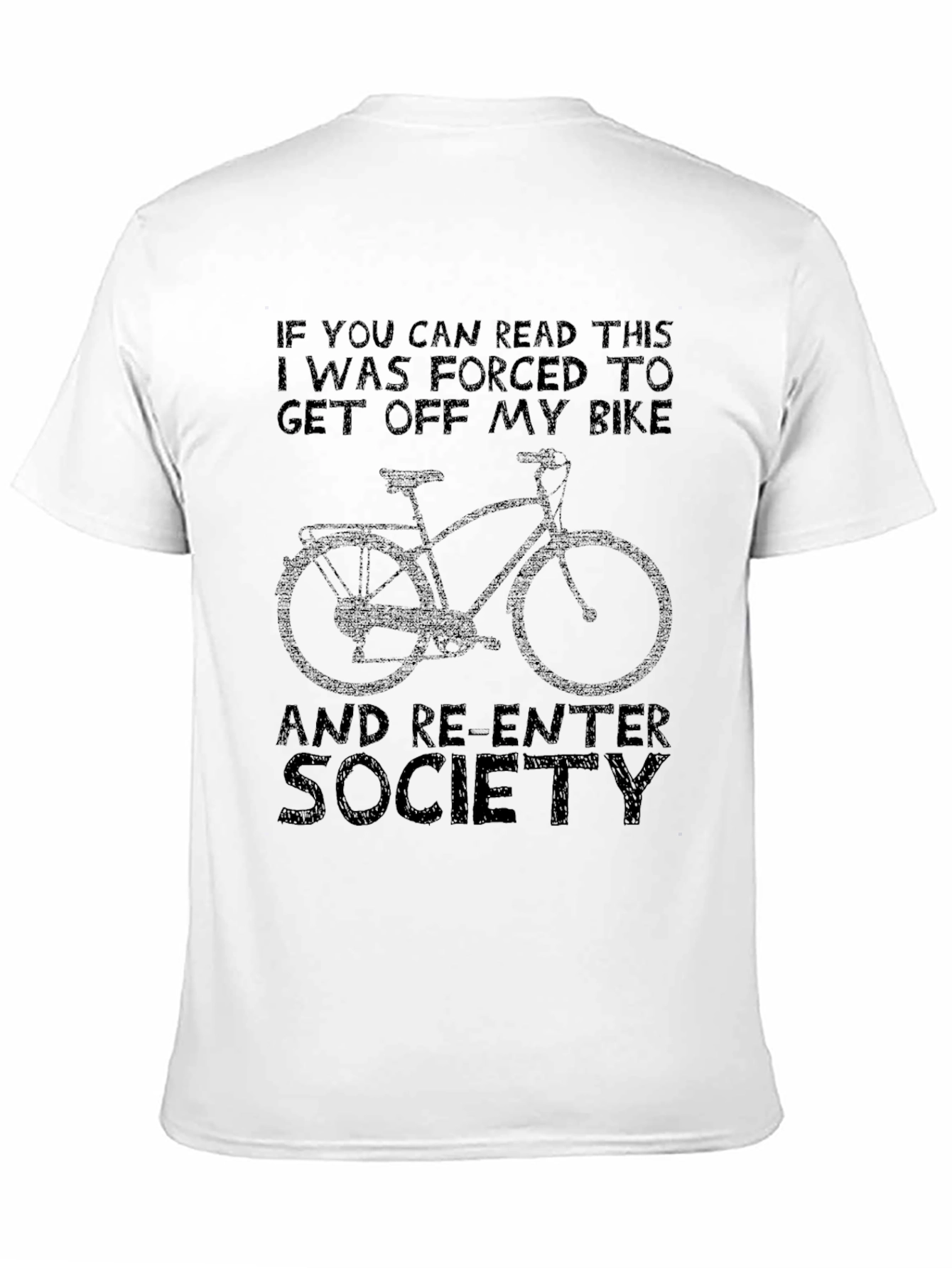 Funny Get Off My Bike Graphic T-Shirt